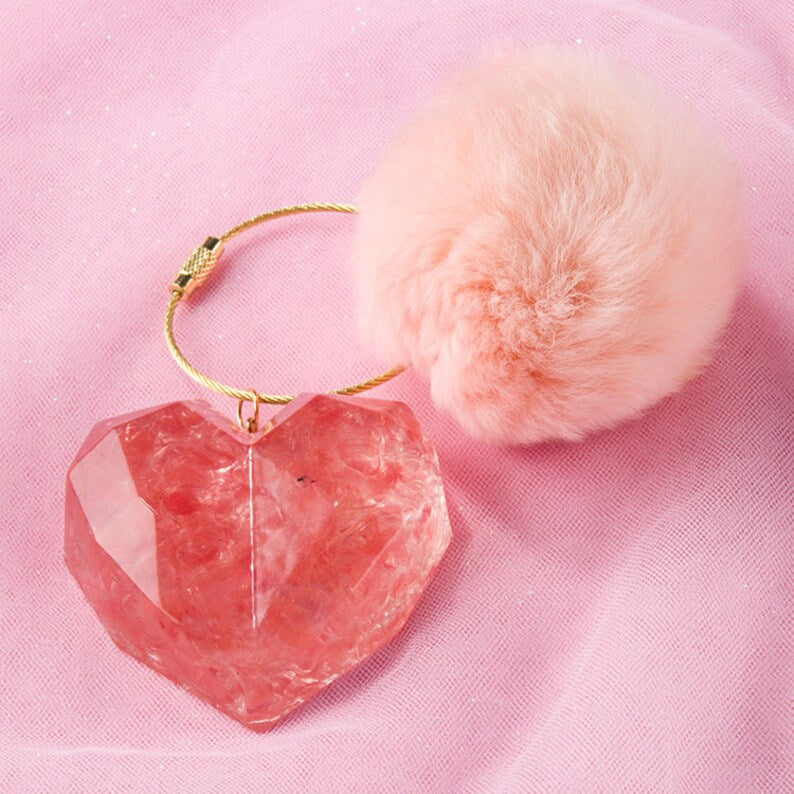 Faceted Heart Pack of 3 Silicone Resin Mold M-YMR-XXQM001