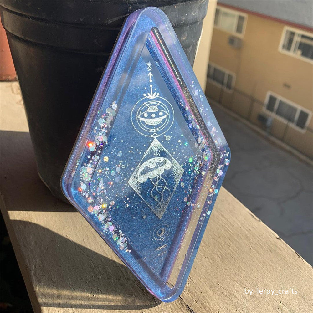 General Mixed Holographic Silver Glitter Hexagon Shaped LB0100