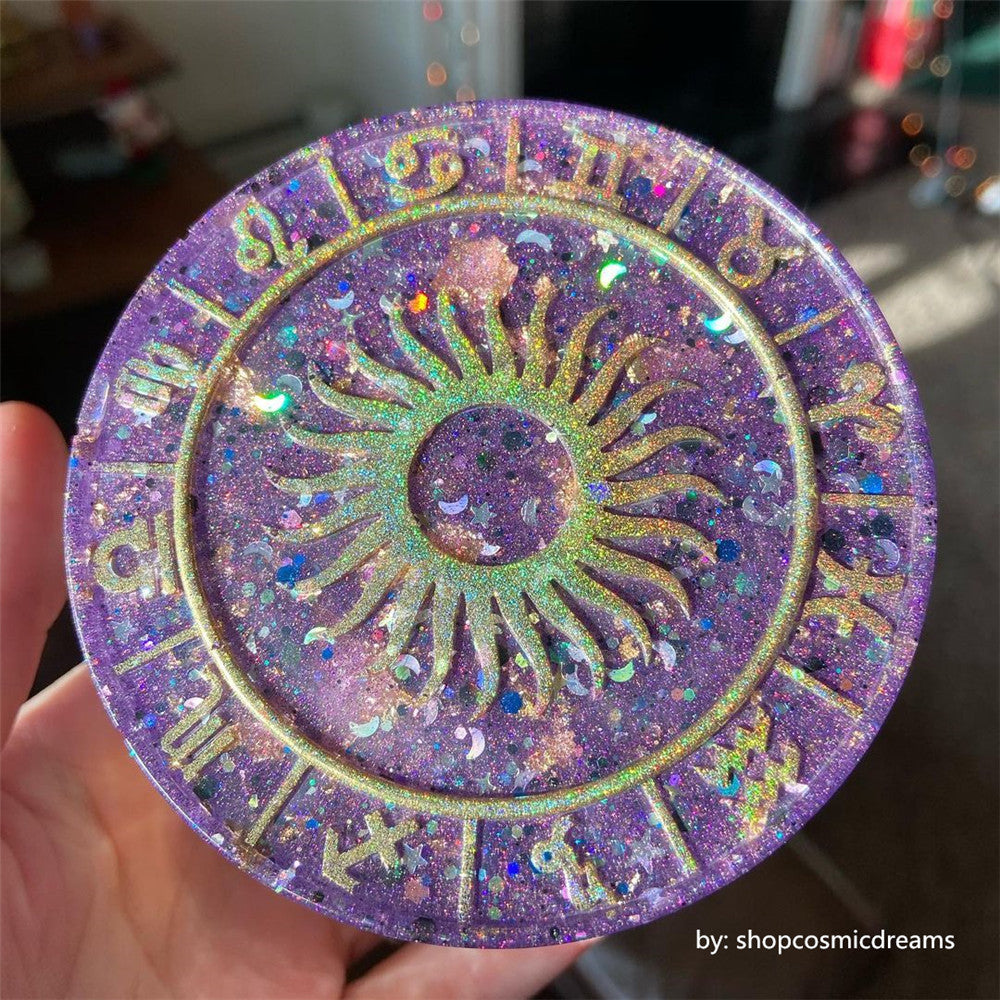 0.2mm Holographic Pigment Gold Glitter Cosmetic Grade SLG003