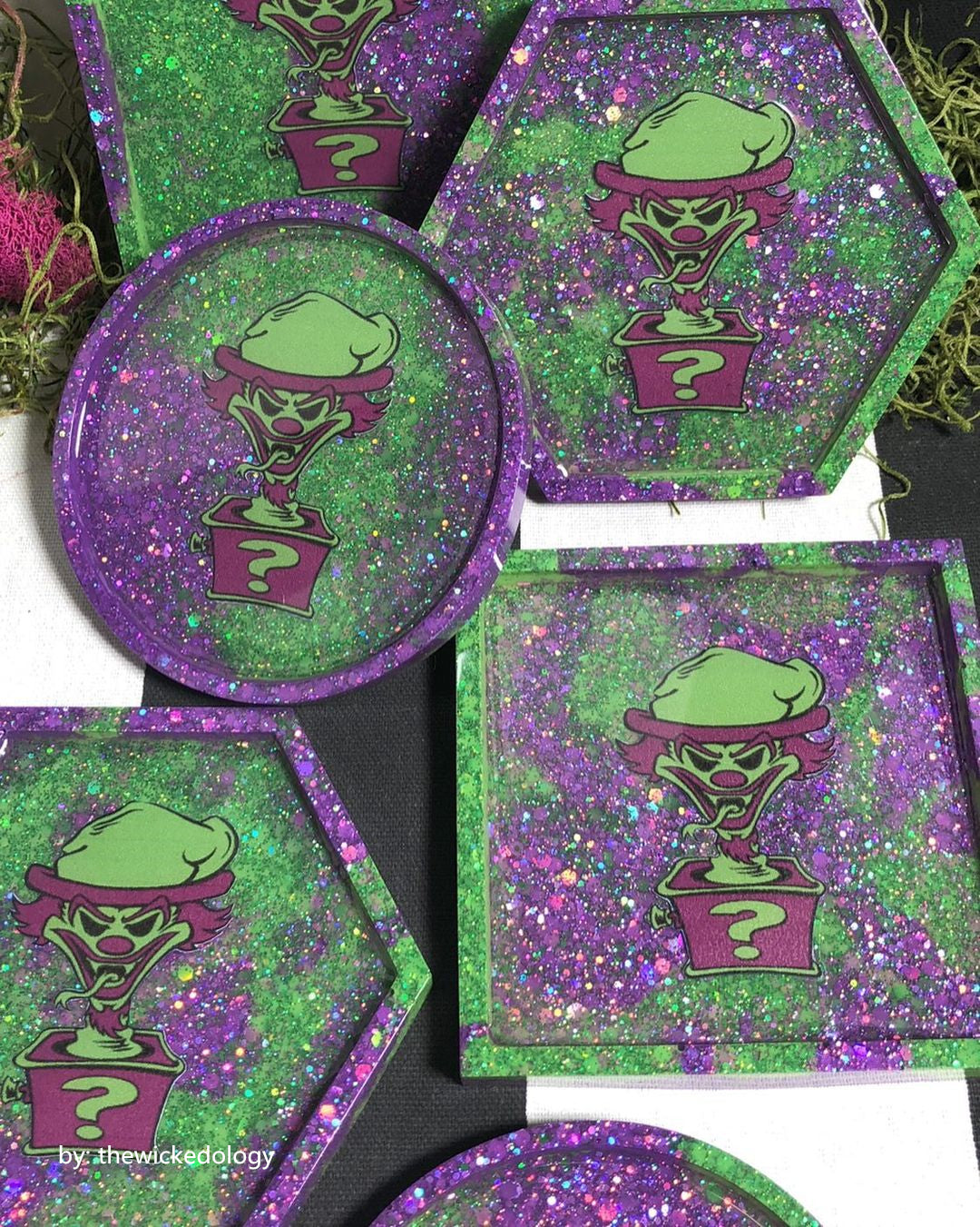 General Mixed Holographic Light Purple Glitter Hexagon Shaped LB0802