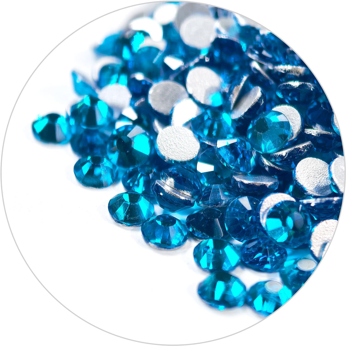Blue Rhinestones