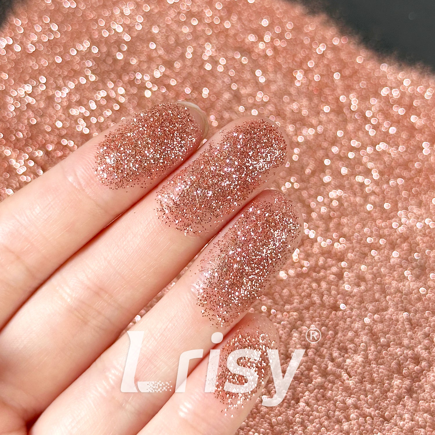 0.2mm Solvent Resistance Crystal Rose Red＆Pink Pure Color Glitter GH8502AC