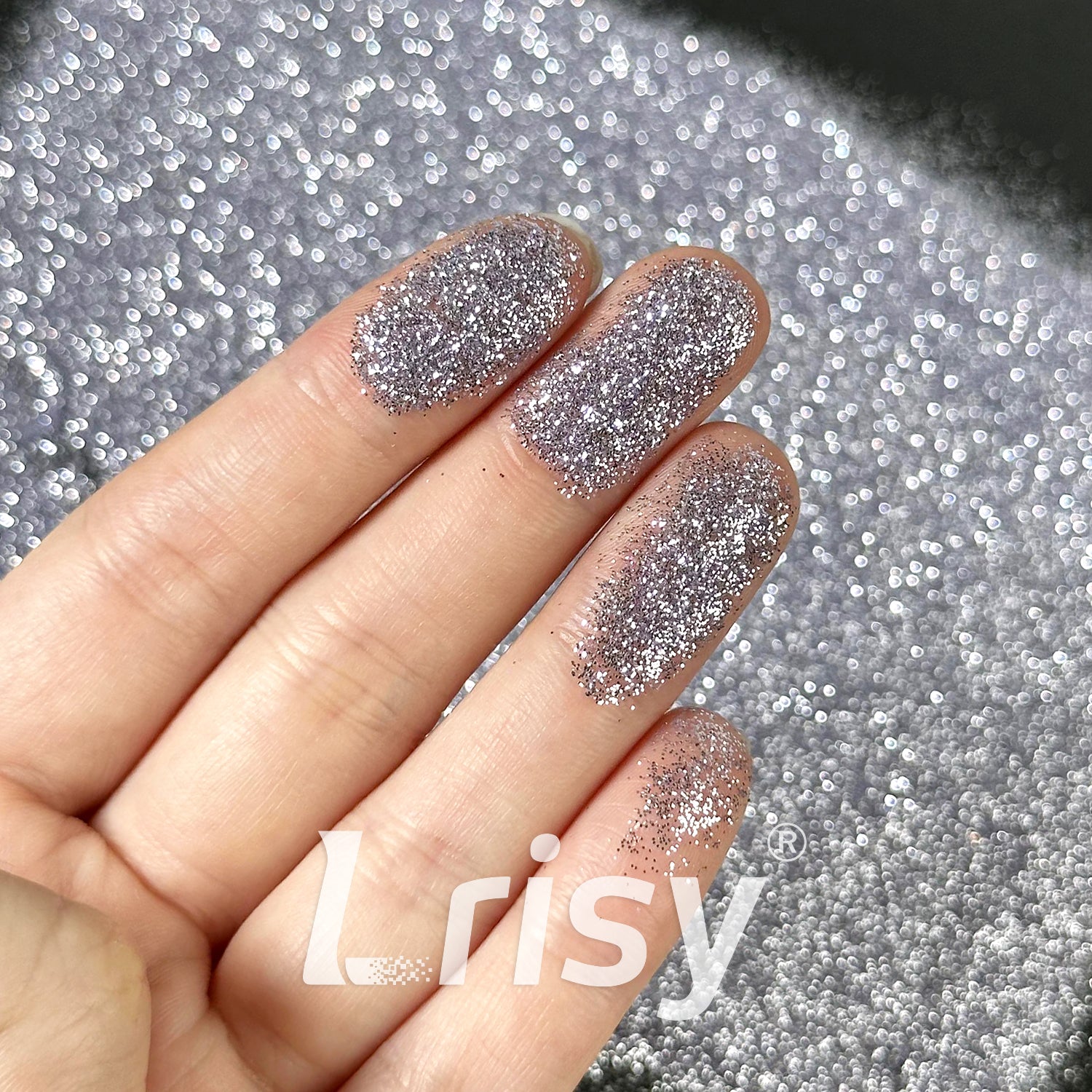 0.2mm Solvent Resistance Crystal Purple Pure Color Glitter GH8505AC