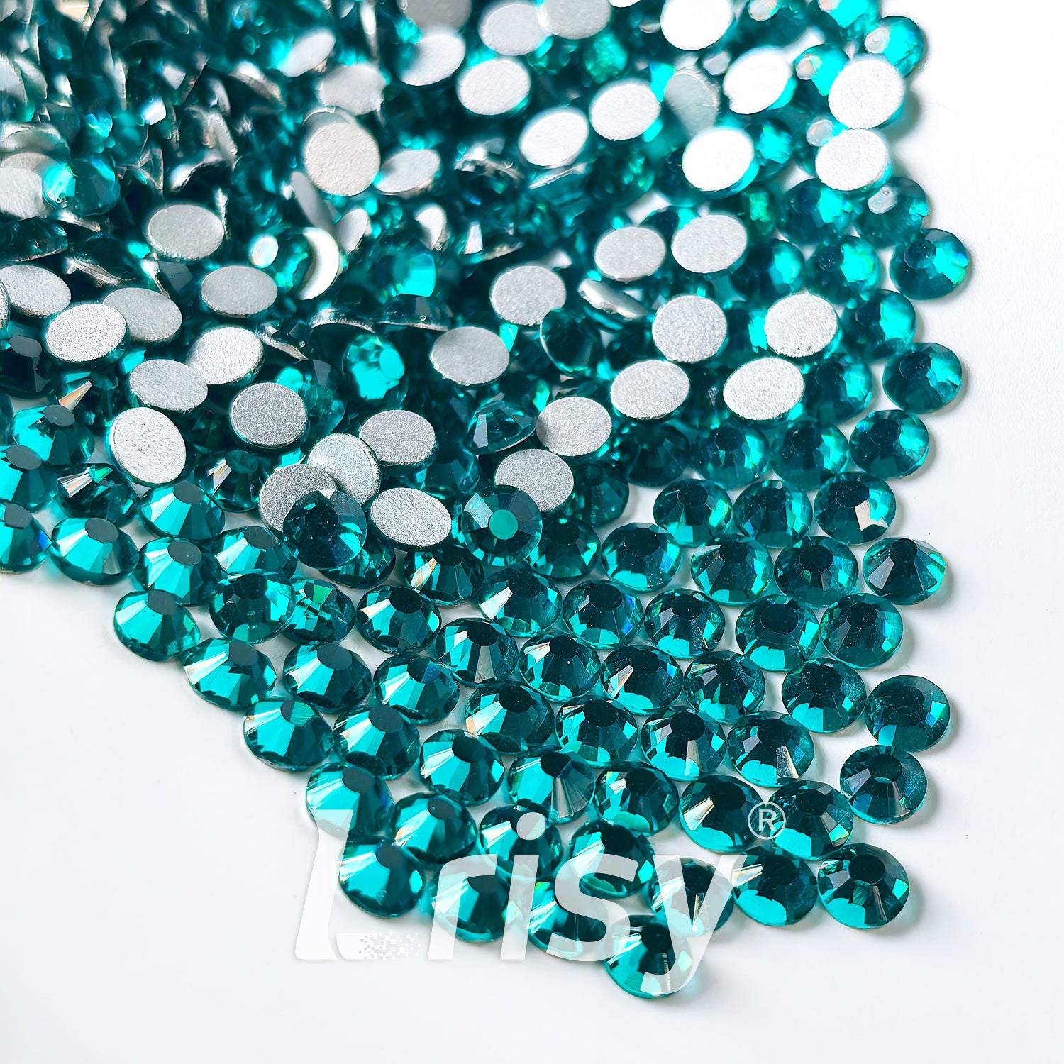 Blue Zircon Flat Back Rhinestones FBRS077