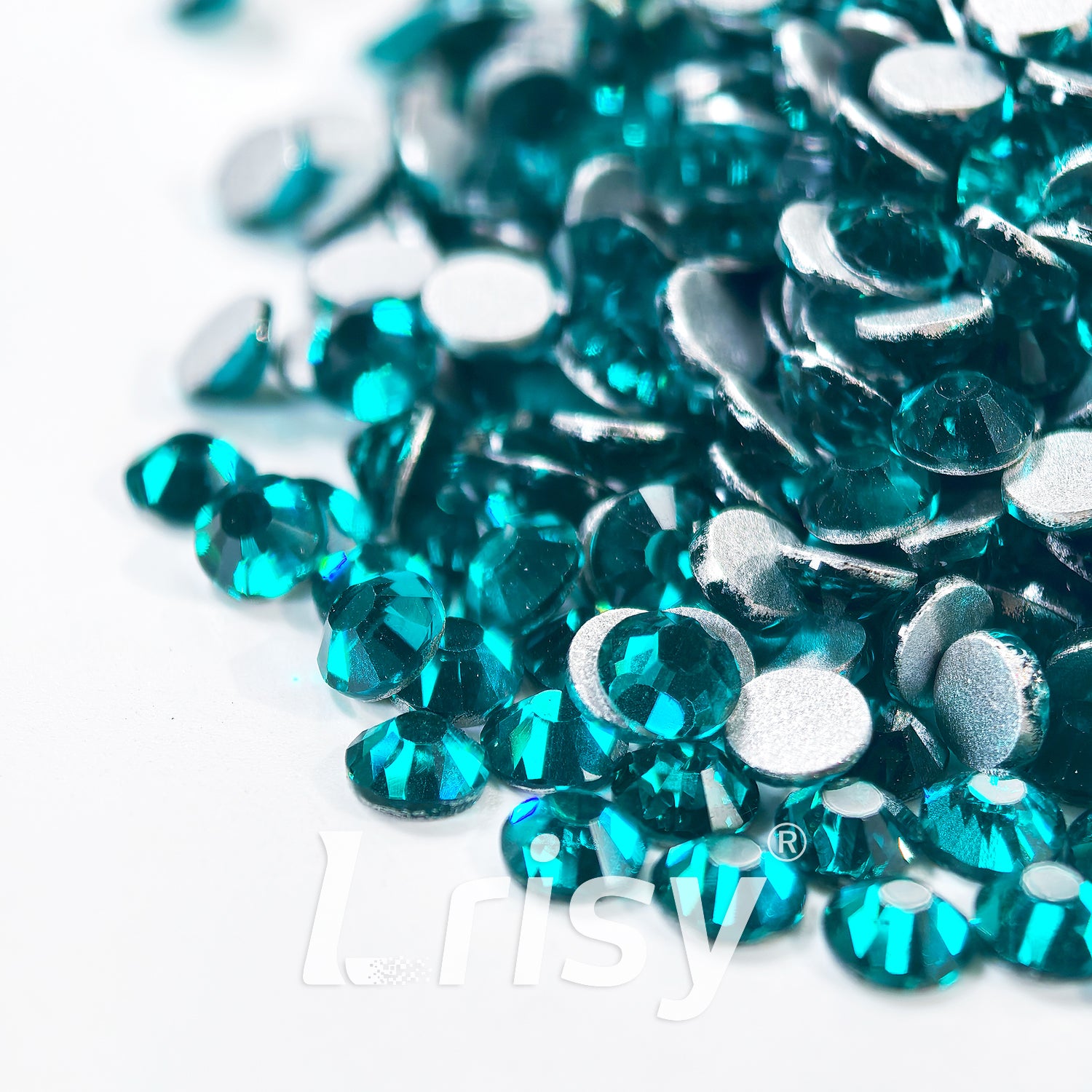 Blue Zircon Flat Back Rhinestones FBRS077