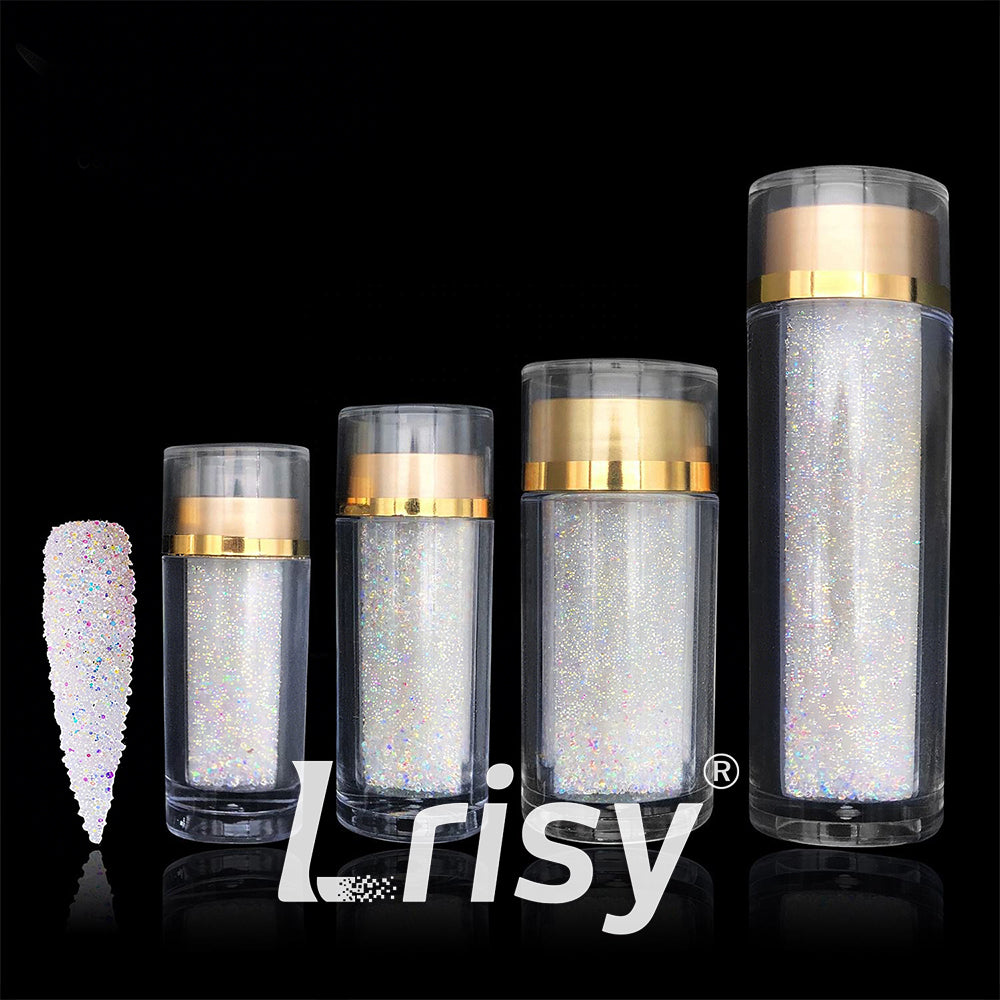 High-Quality 1MM Mini Tiny Micro Crystal AB Nail Stones Rhinestones | Pointback Rhinestones | Non-Hotfix Glue-on | Multiple Sizes Available