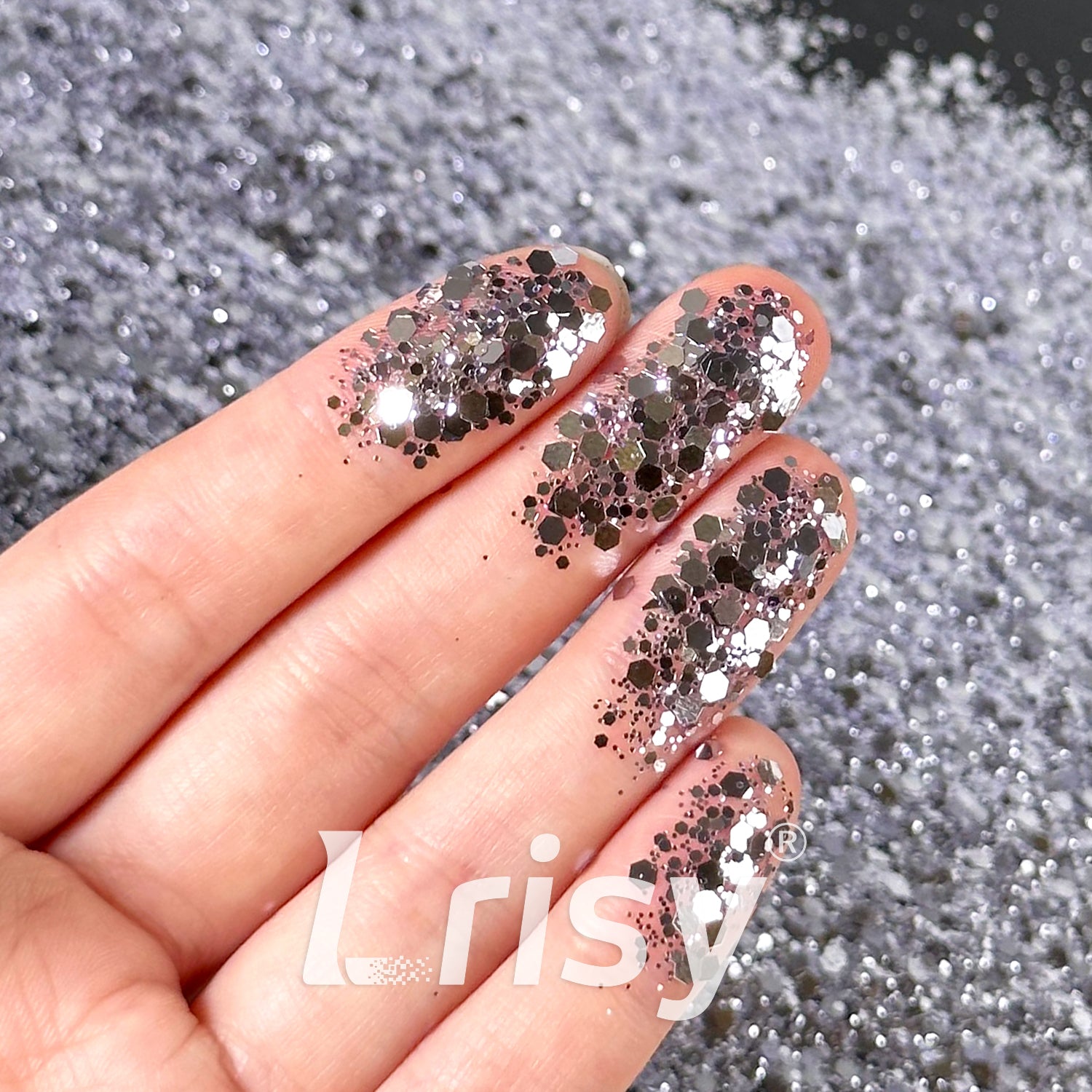 General Mixed Solvent Resistance Crystal Purple Pure Color Glitter GH8505AC