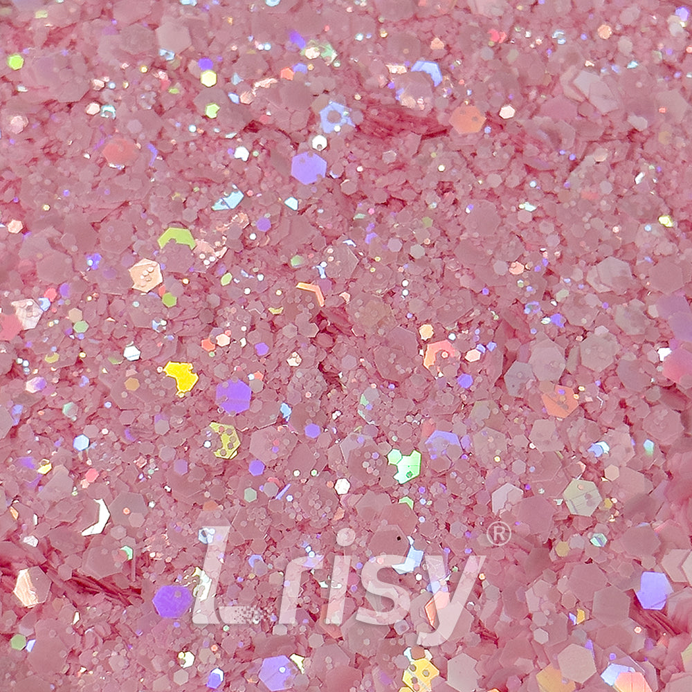 Pastel Holographic Pink Glitter HLD03