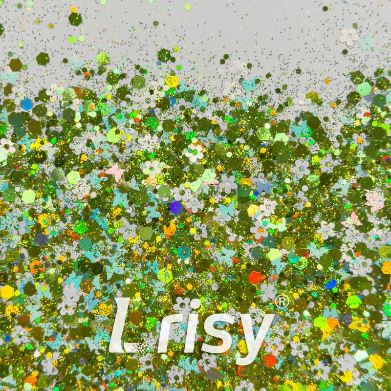 Verdant Illusion Custom Mixed Glitter WAL630