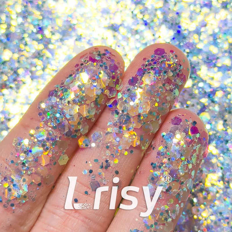 Zodiac Signs Aquarius Custom Mixed Glitter XZ11 (By KC)