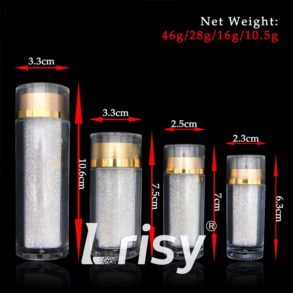 High-Quality 1MM Mini Tiny Micro Crystal AB Nail Stones Rhinestones | Pointback Rhinestones | Non-Hotfix Glue-on | Multiple Sizes Available