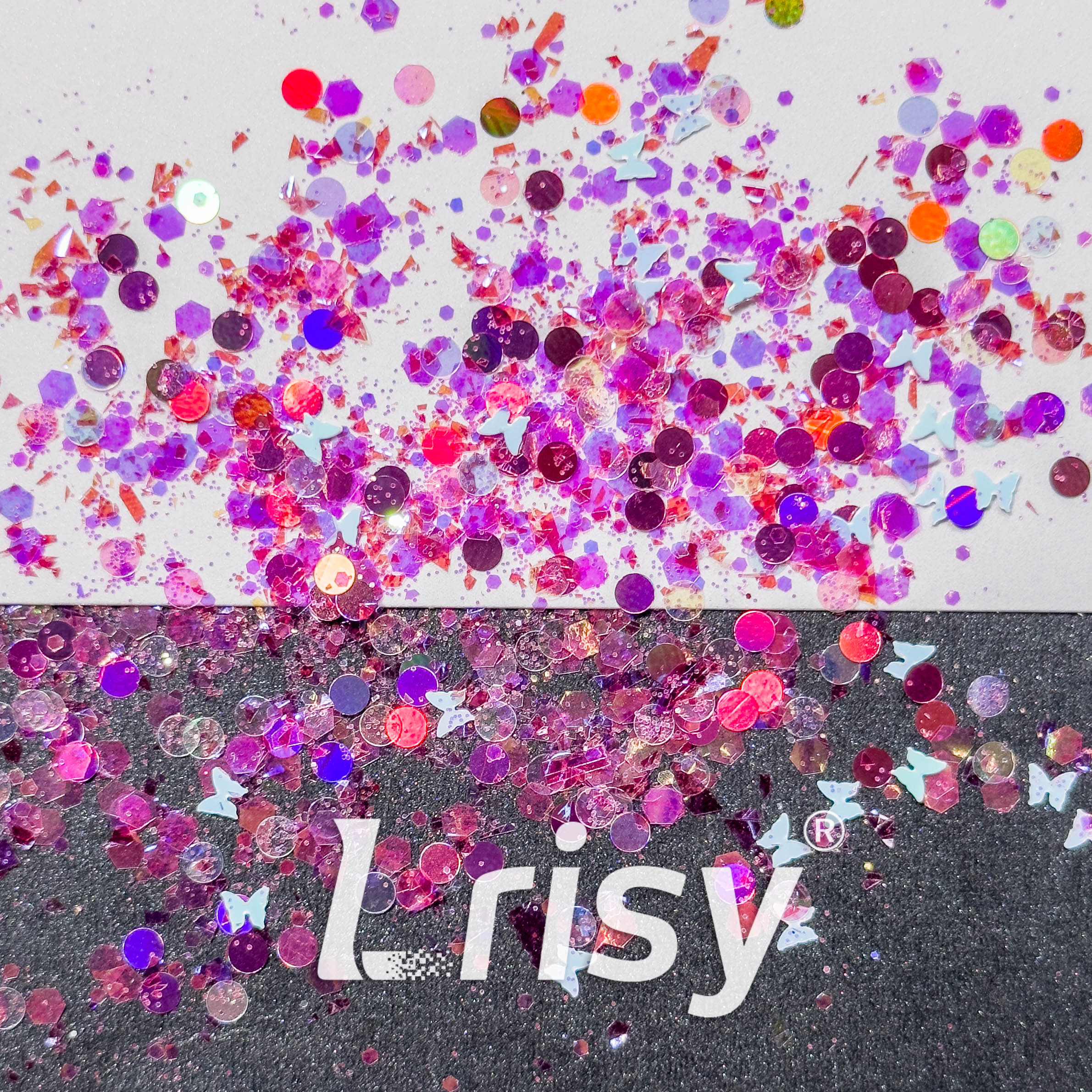 All About Lris Custom Mixed Glitter WAL611 (By lookwhattashmade)