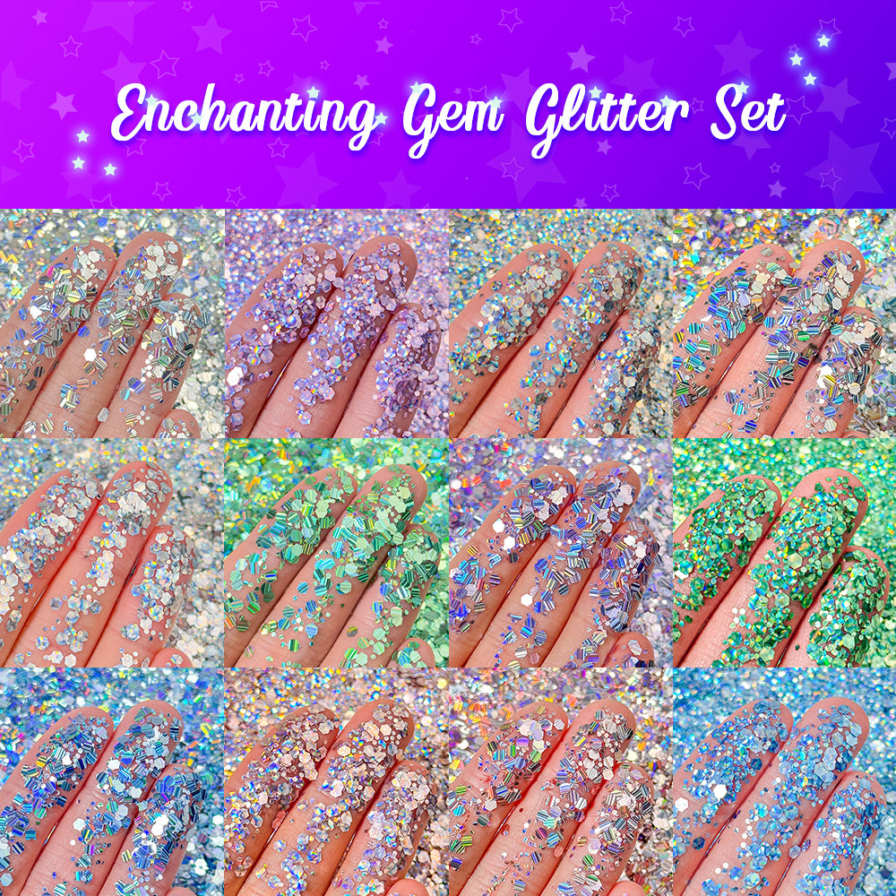 Lrisy Enchanting Gem Glitter Set
