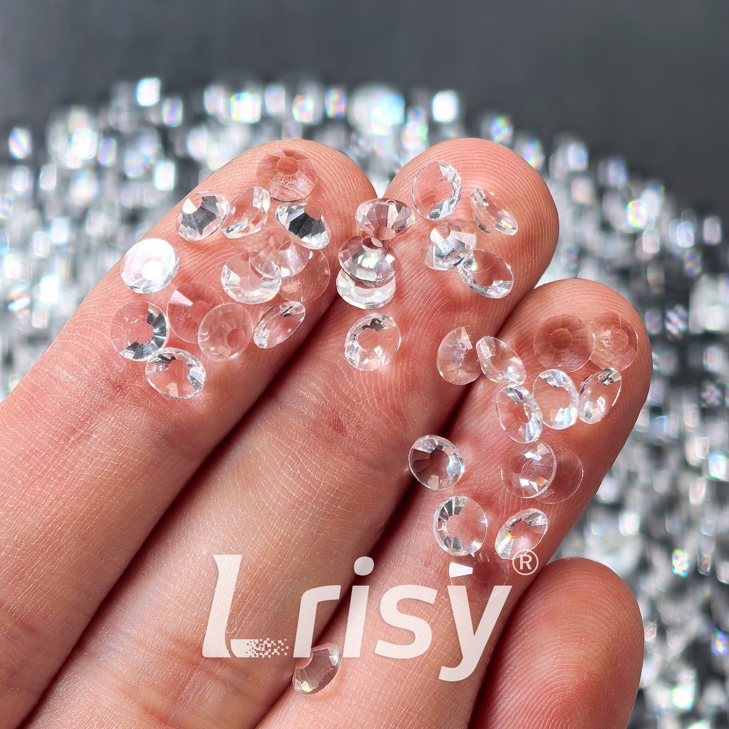 Crystal HFT White Flat Back Rhinestones FBRS000
