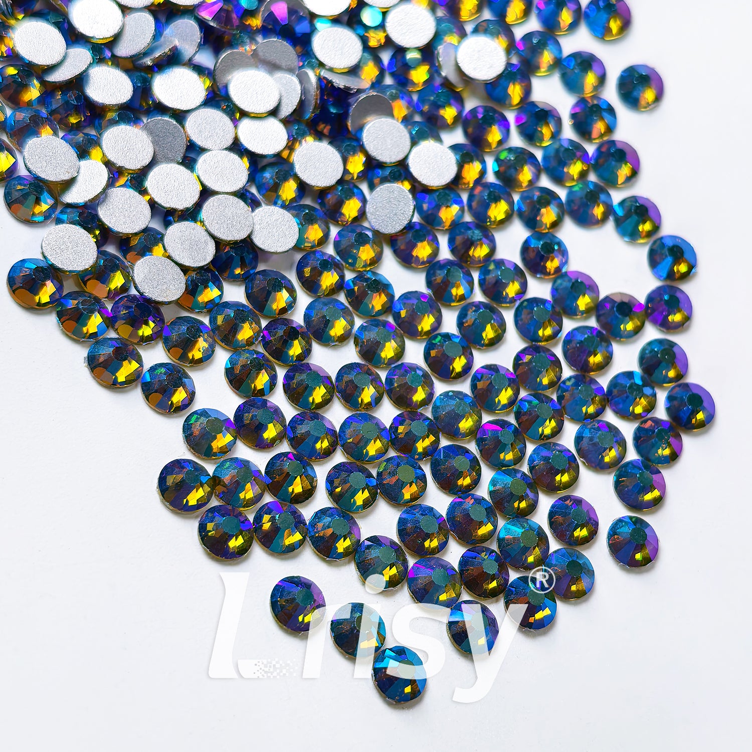 Olivine AB Flat Back Rhinestones FBRS115