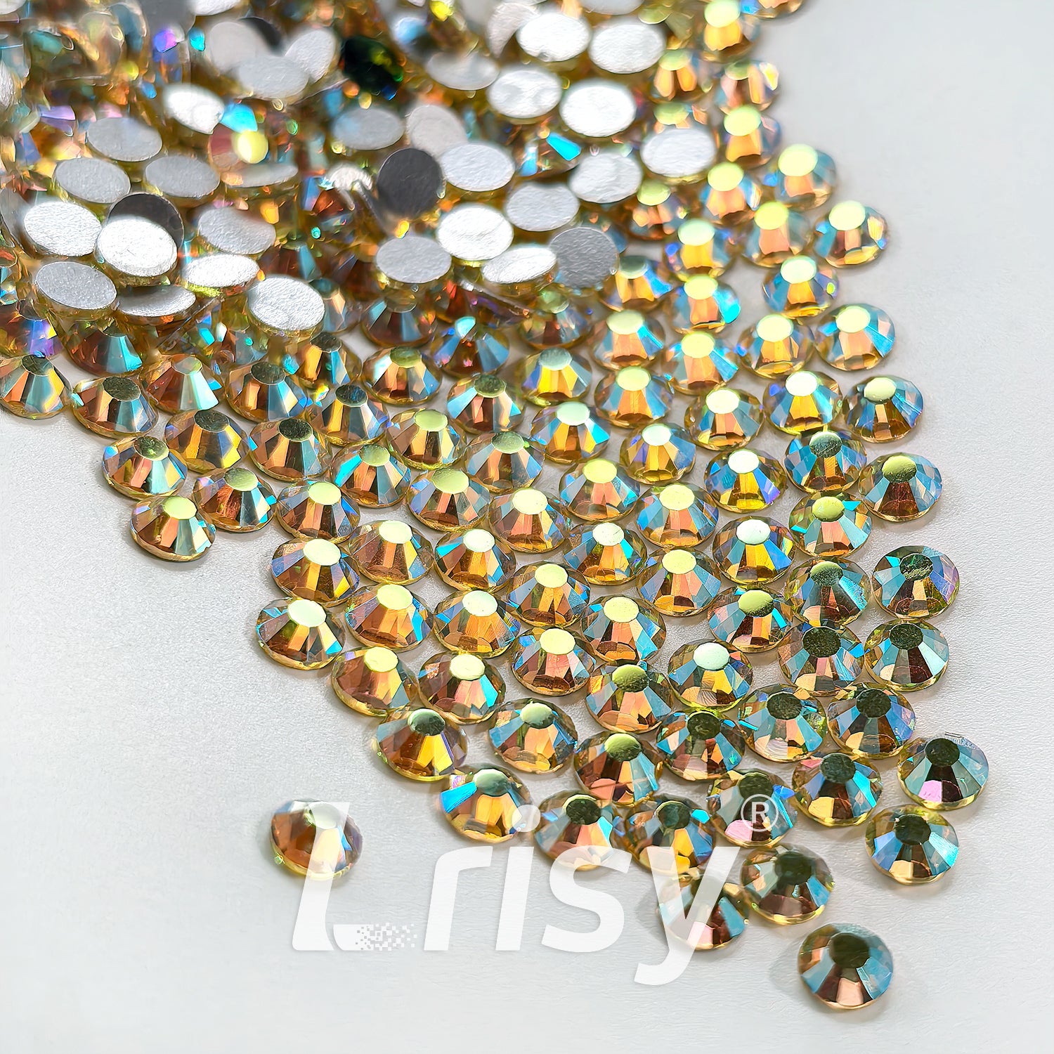 Jonquil AB Yellow Flat Back Rhinestones FBRS120