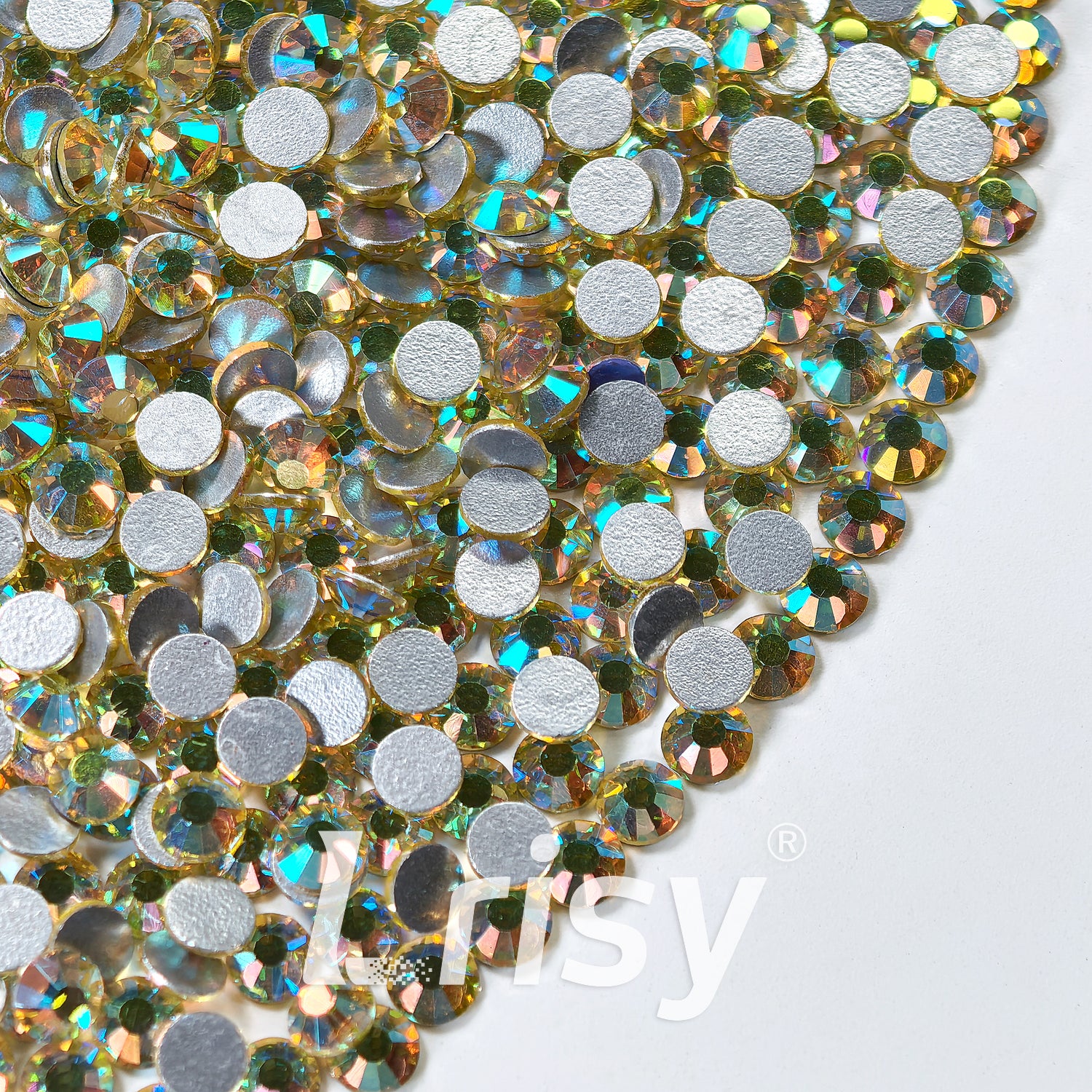 Jonquil AB Yellow Flat Back Rhinestones FBRS120
