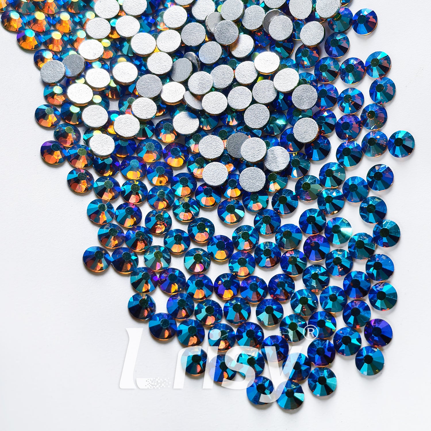 Smoked Topaz AB Flat Back Rhinestones FBRS123