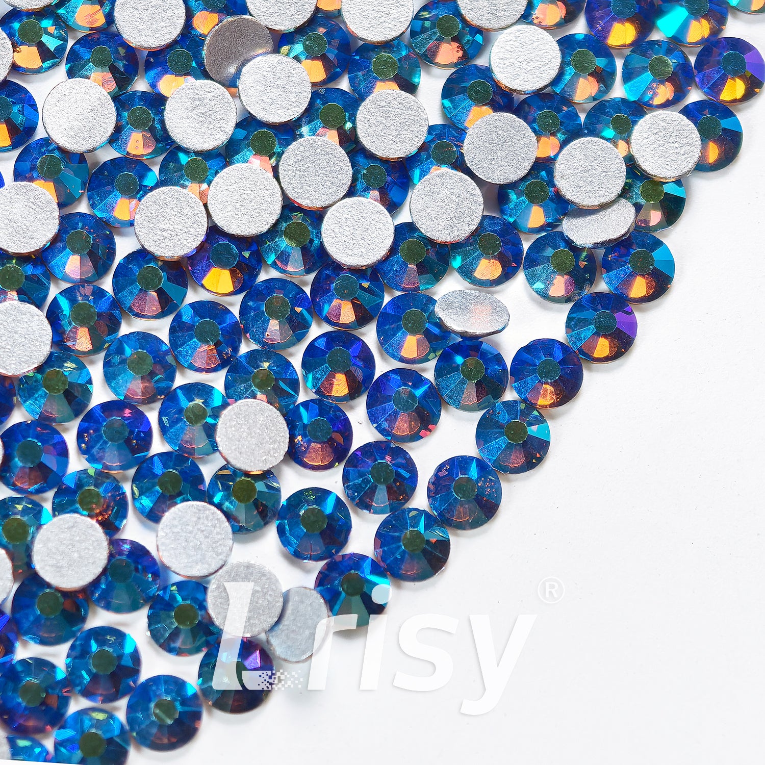 Smoked Topaz AB Flat Back Rhinestones FBRS123