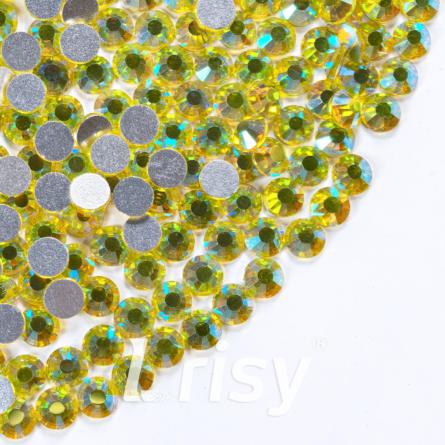 Citrine AB Flat Back Rhinestones FBRS125
