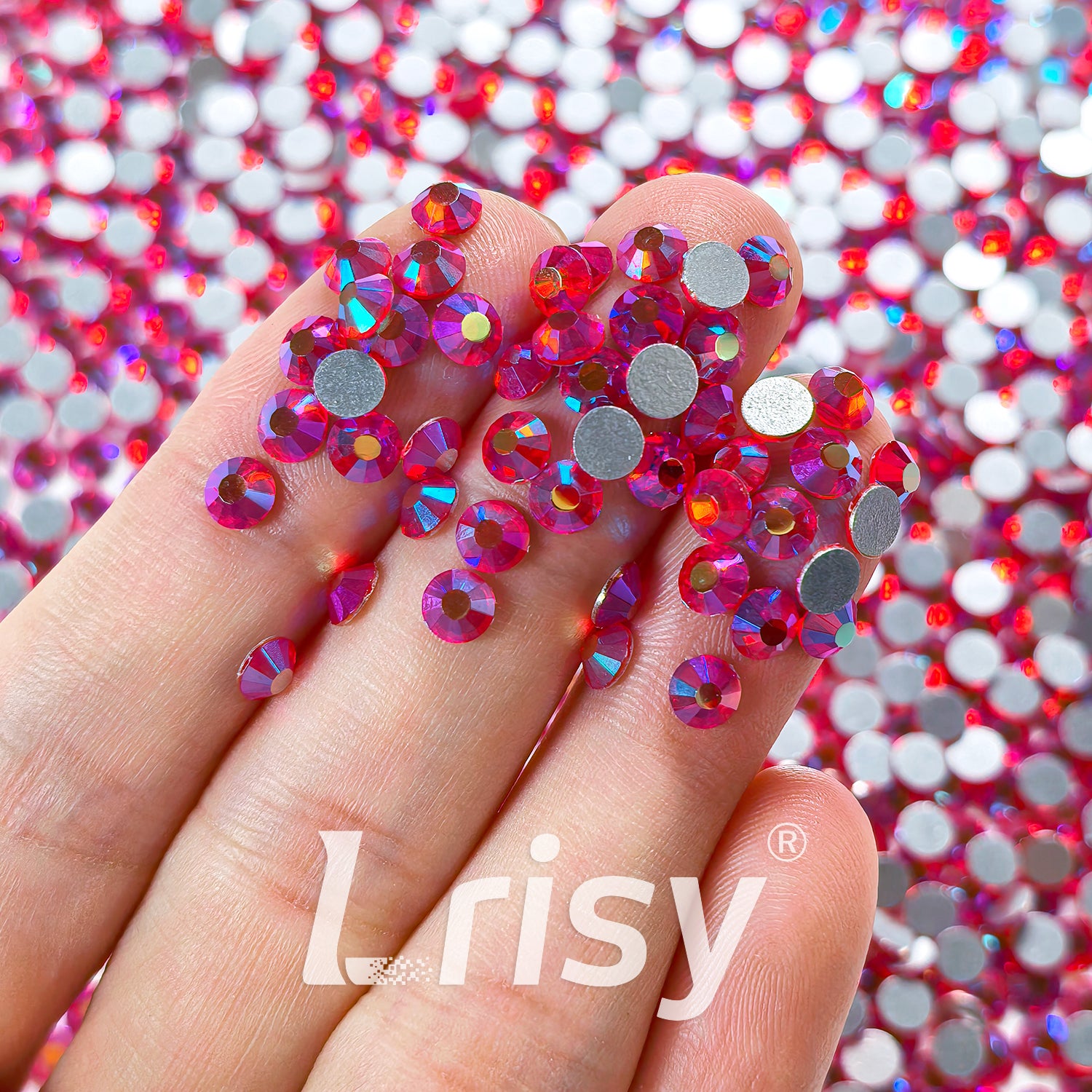 Lt.Siam AB Flat Back Rhinestones FBRS128