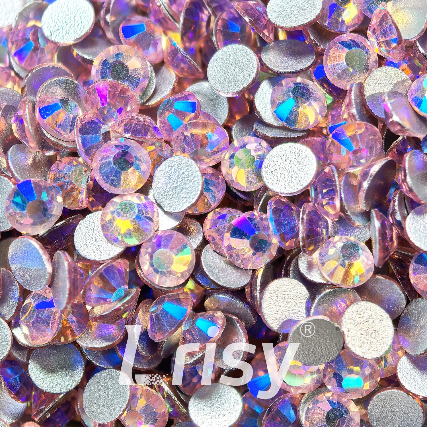 Lt.Rose AB Flat Back Rhinestones FBRS132