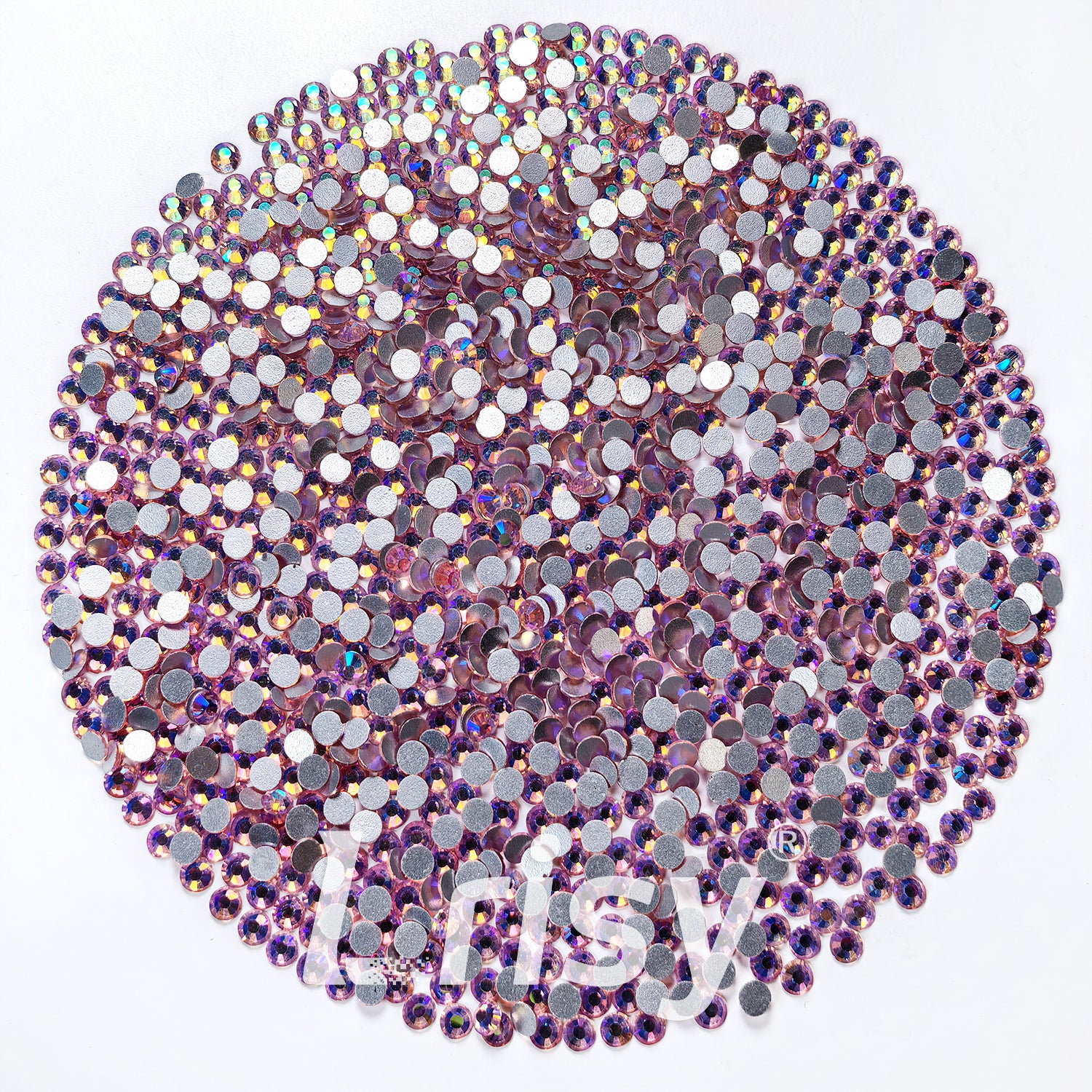 Lt.Rose AB Flat Back Rhinestones FBRS132