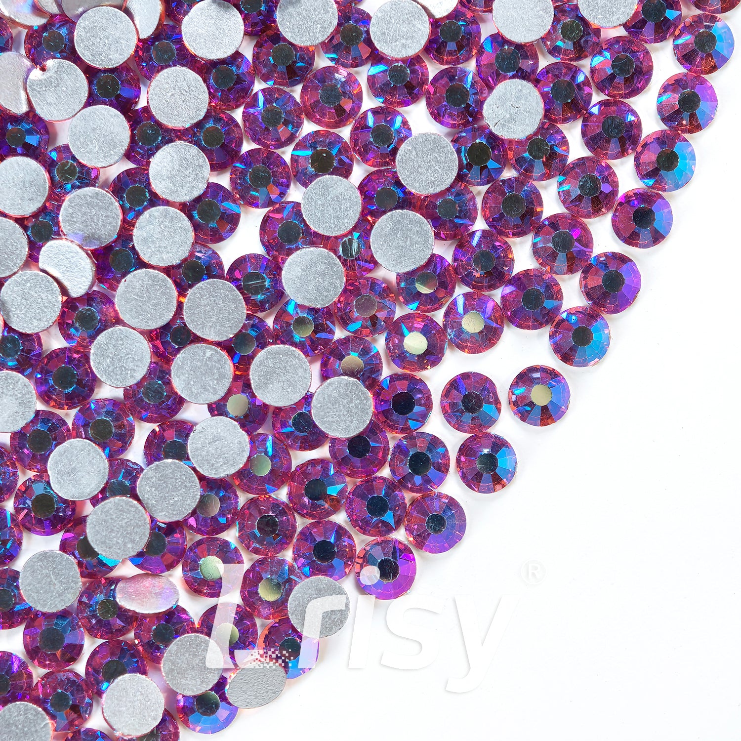 Rose AB Flat Back Rhinestones FBRS133
