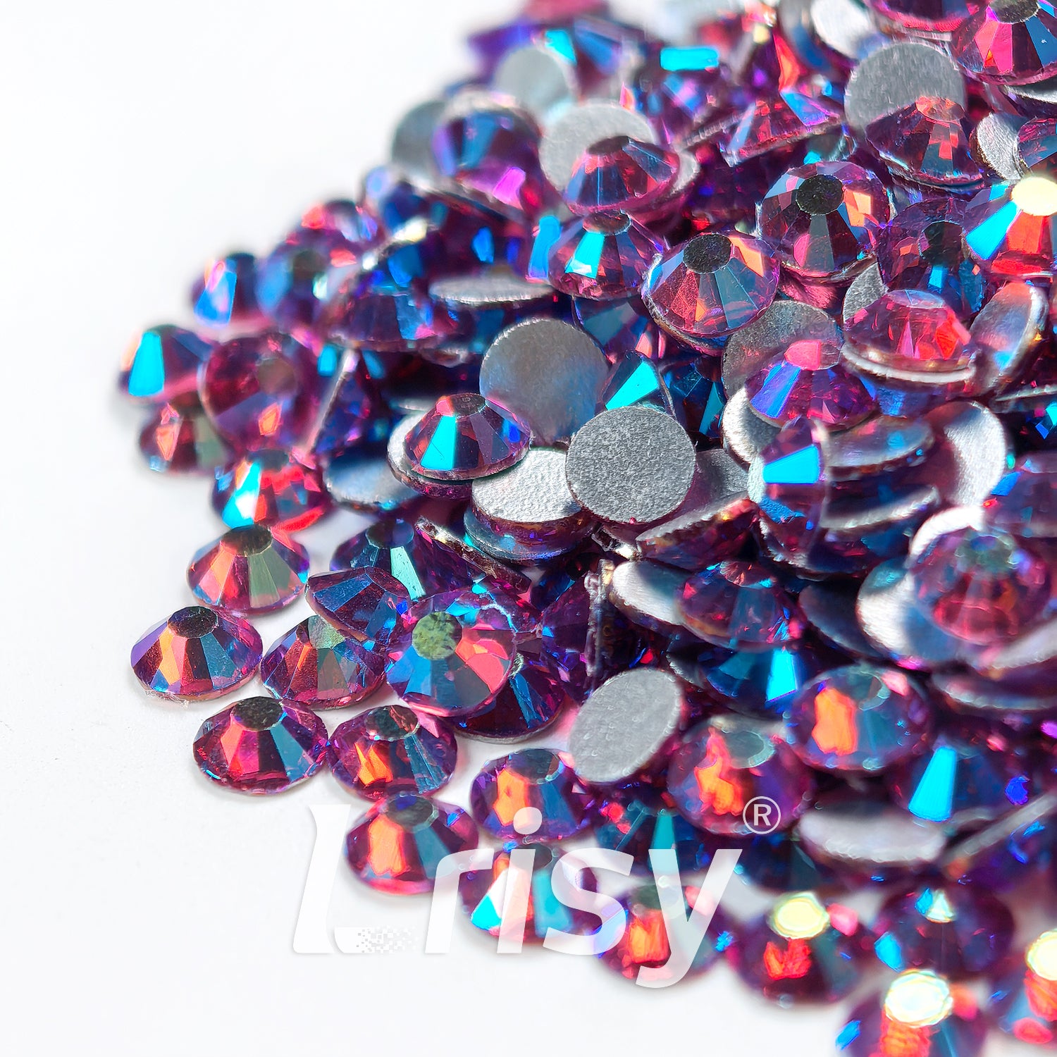 Fuchsia AB Flat Back Rhinestones FBRS134
