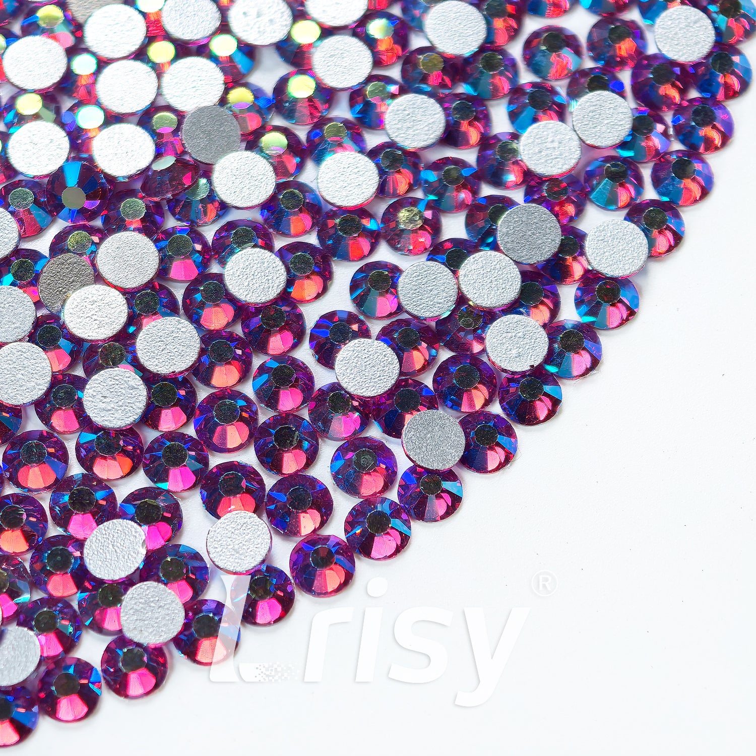 Fuchsia AB Flat Back Rhinestones FBRS134