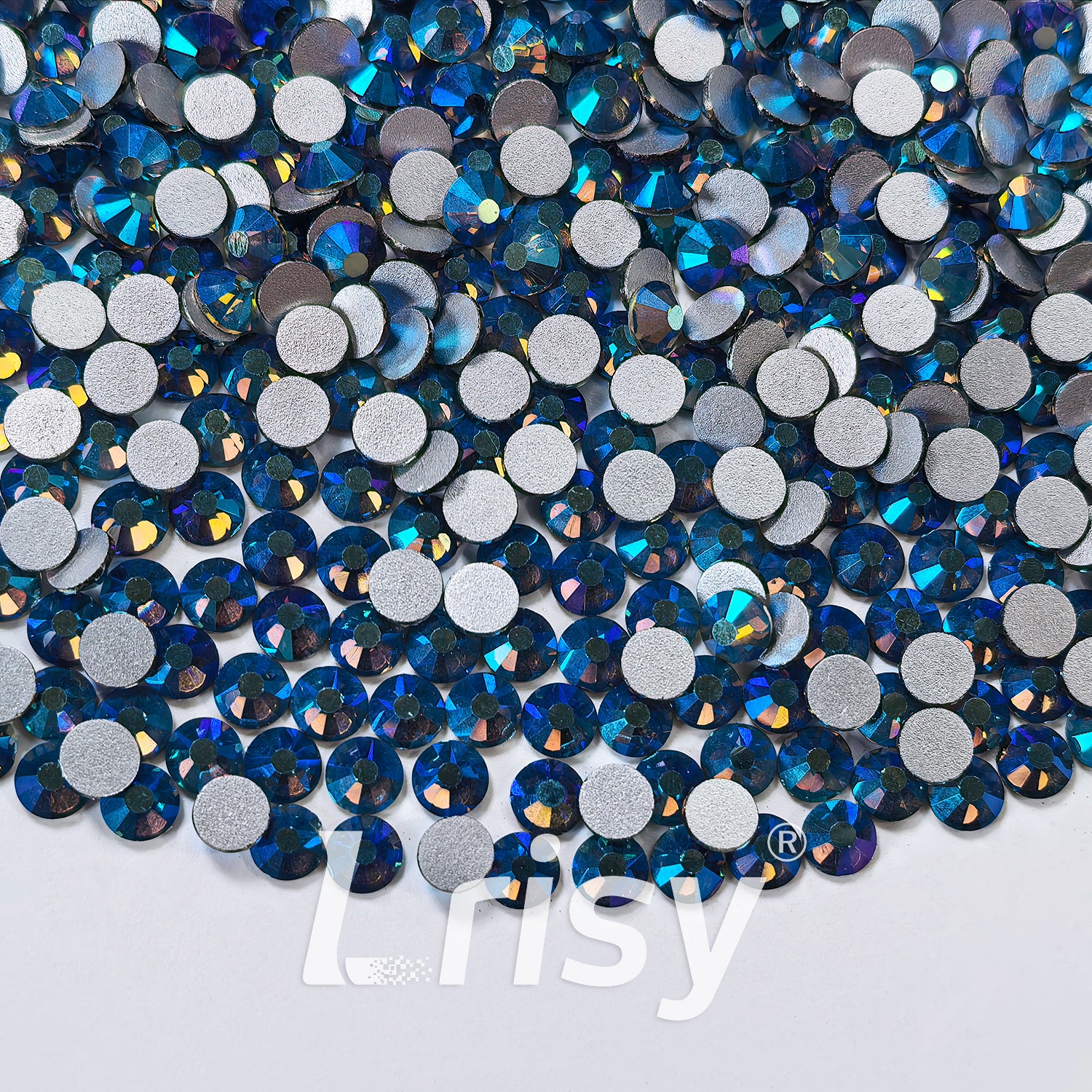 Black Diamond AB Flat Back Rhinestones FBRS140