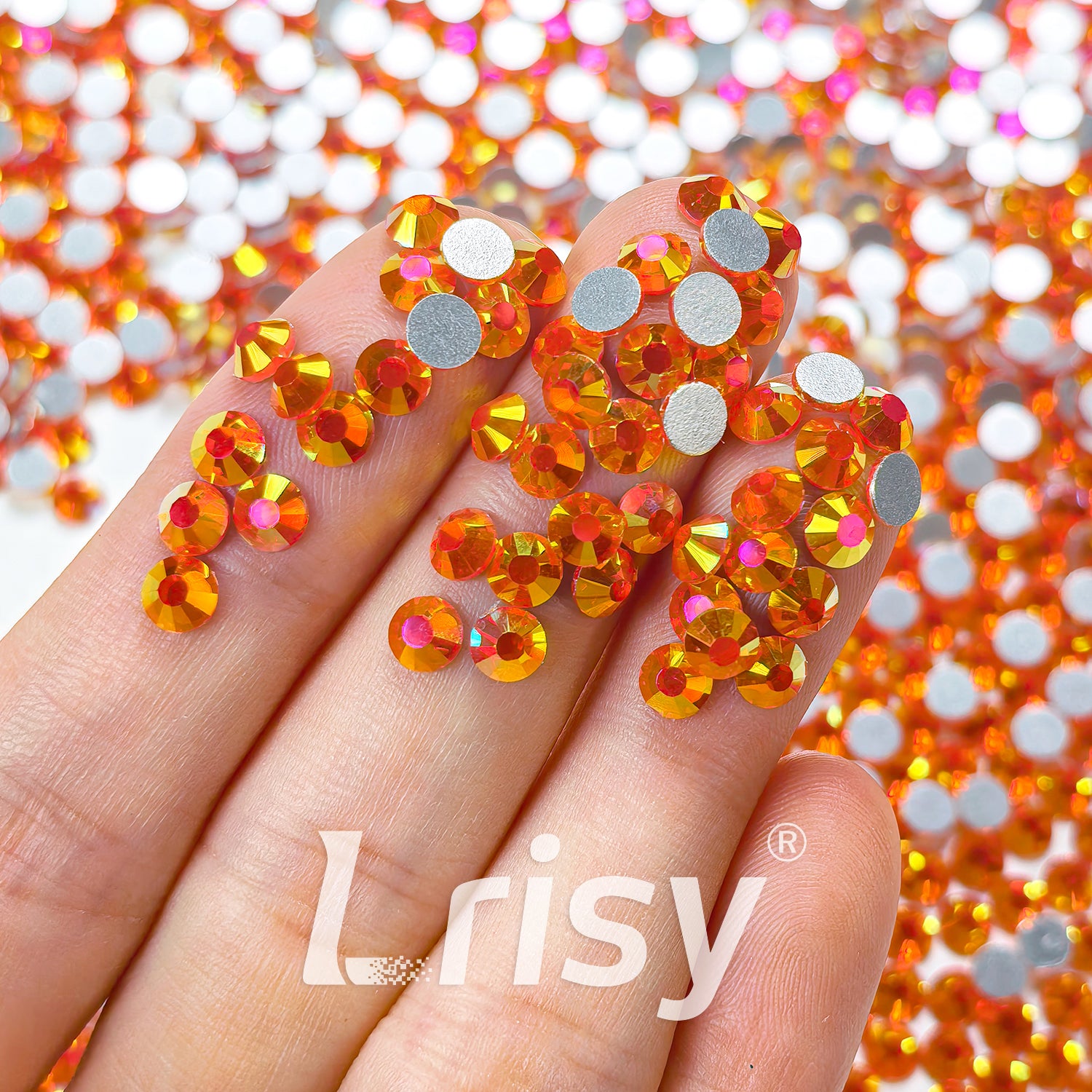 Cumquat AB Flat Back Rhinestones FBRS210