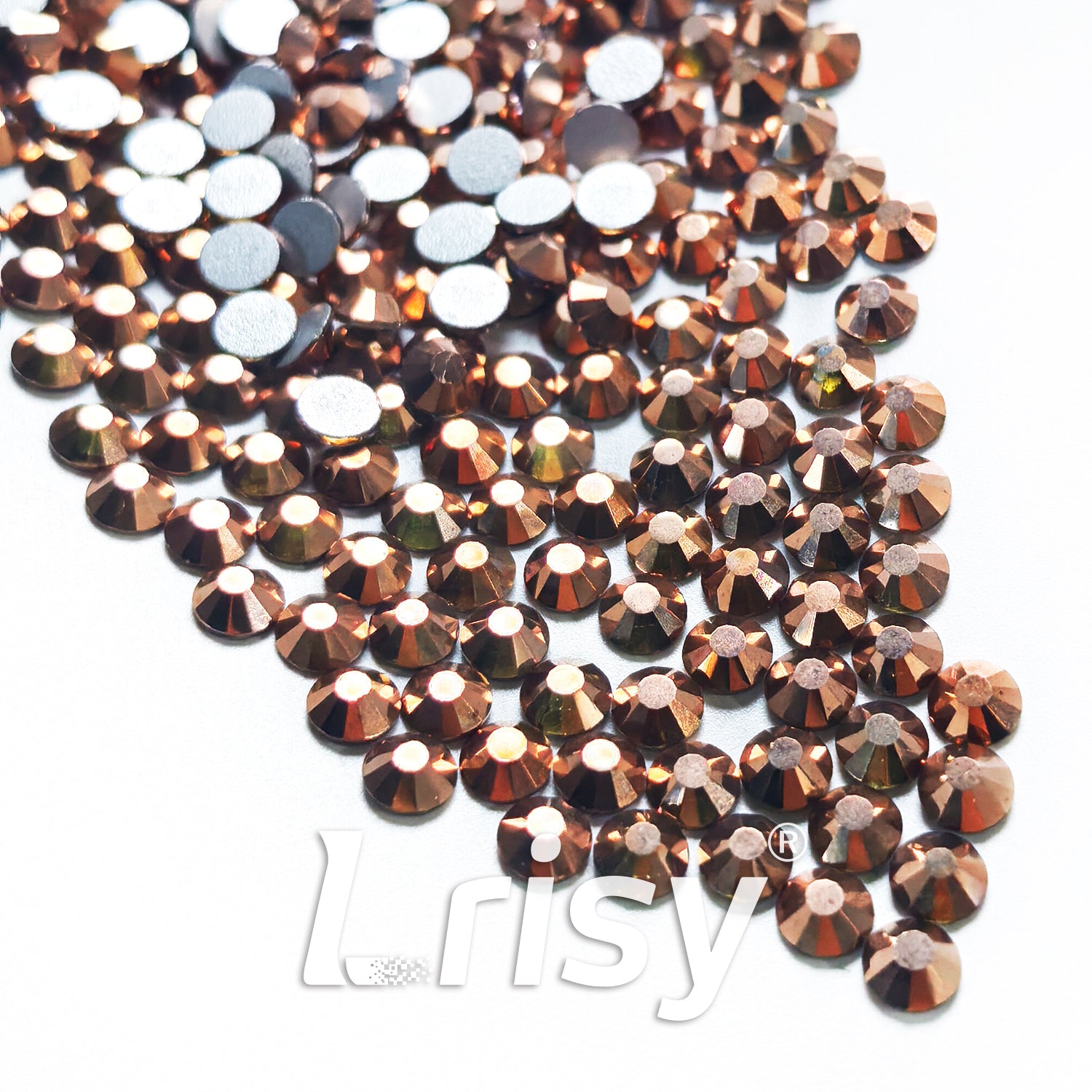 Rose Gold Flat Back Rhinestones FBRS223