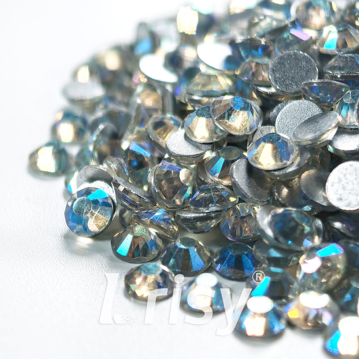Moonlight(Light Blue) Flat Back Rhinestones FBRS234