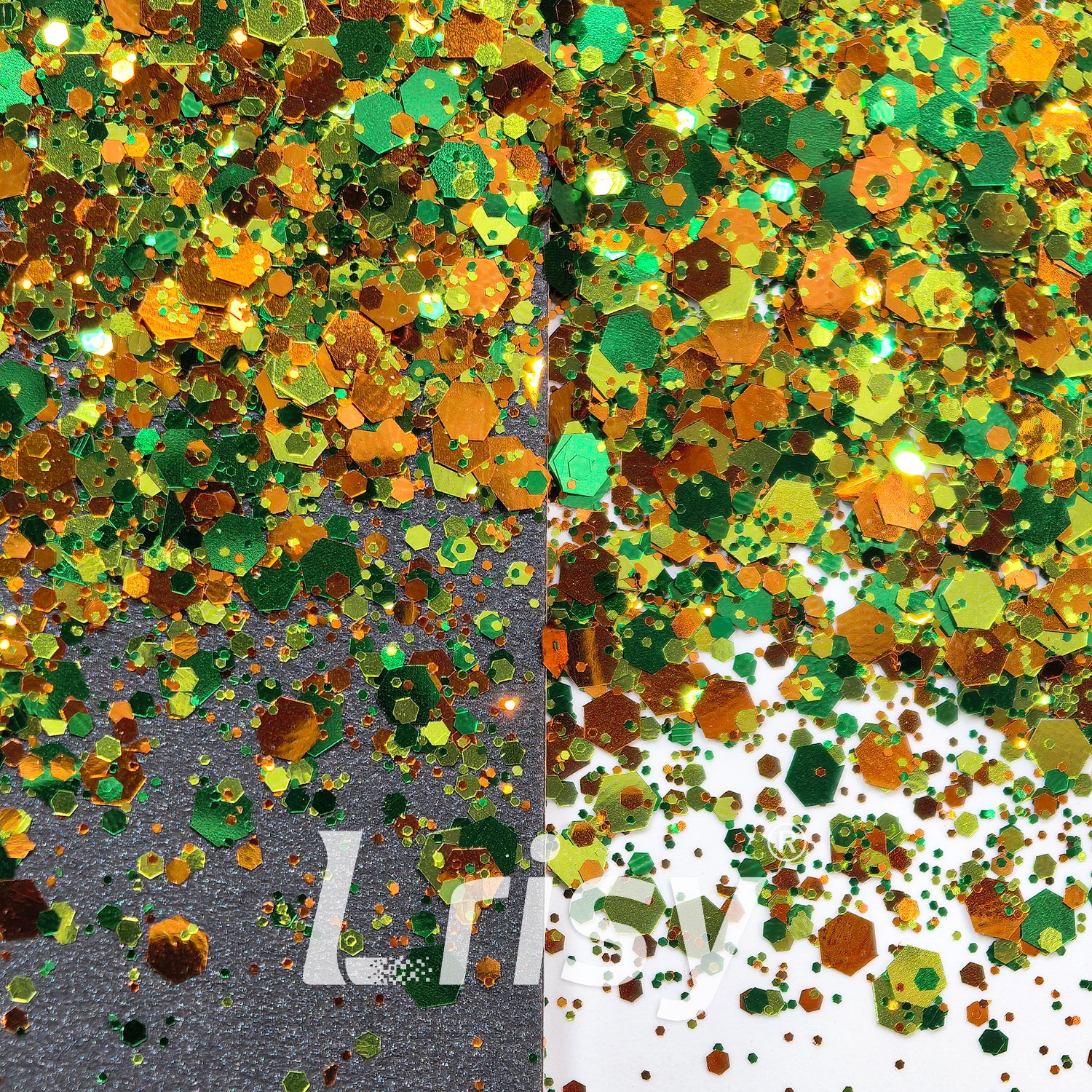 Farm Mania Metallic Hexagon Custom Mixed Glitter FF05