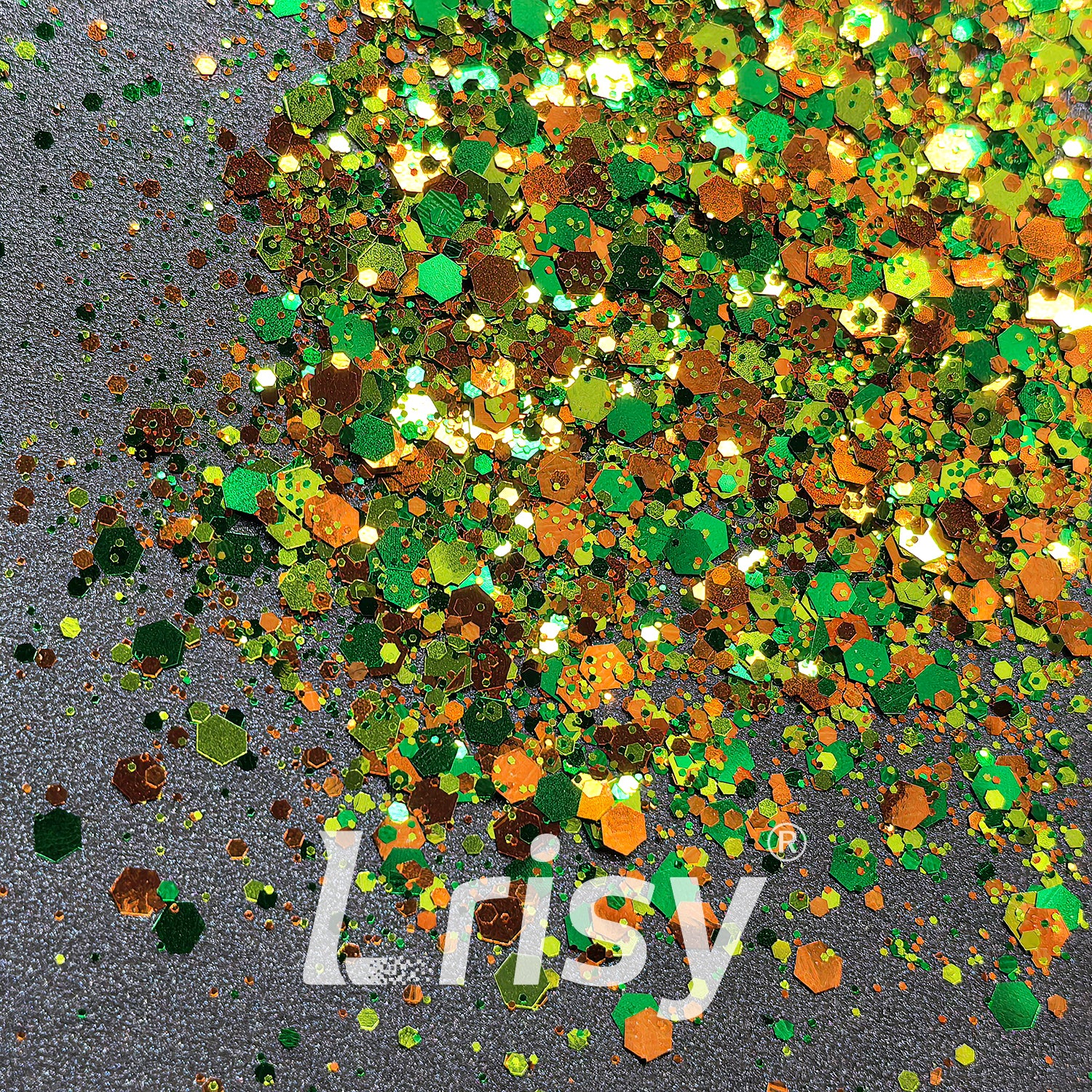 Farm Mania Metallic Hexagon Custom Mixed Glitter FF05