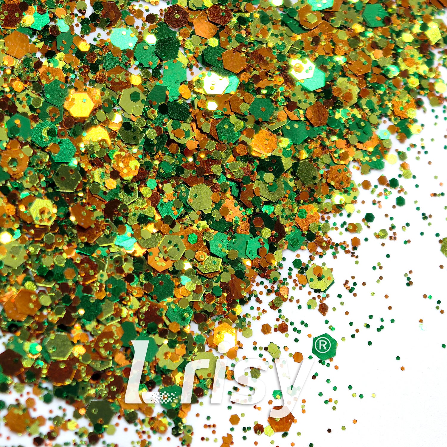 Farm Mania Metallic Hexagon Custom Mixed Glitter FF05