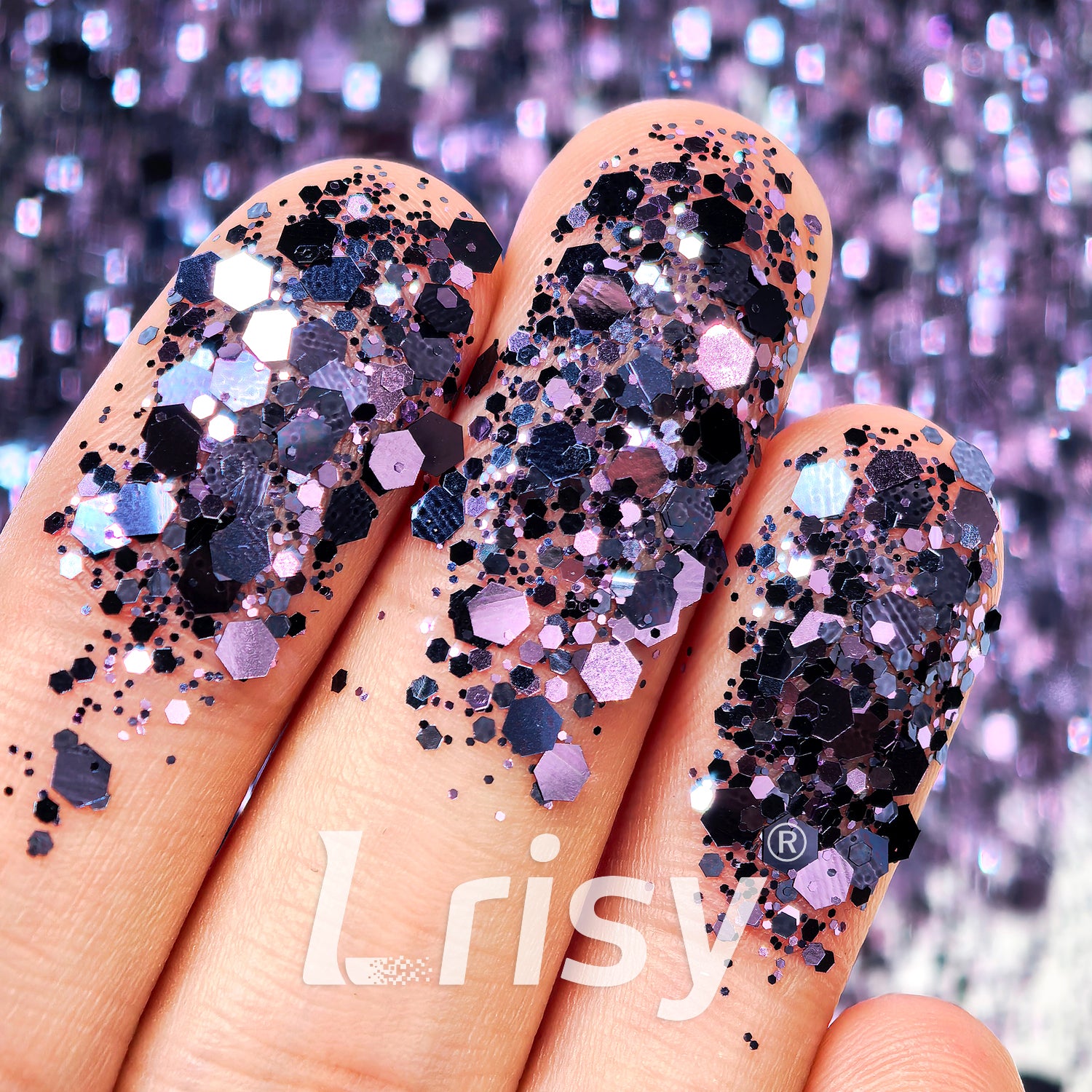 Perigord Truffle Metallic Hexagon Custom Mixed Glitter FF09