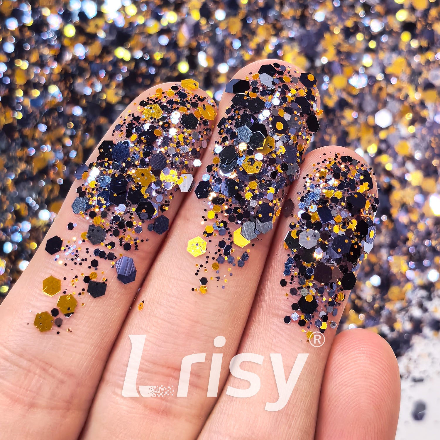 Robot Metallic Hexagon Custom Mixed Glitter FF10