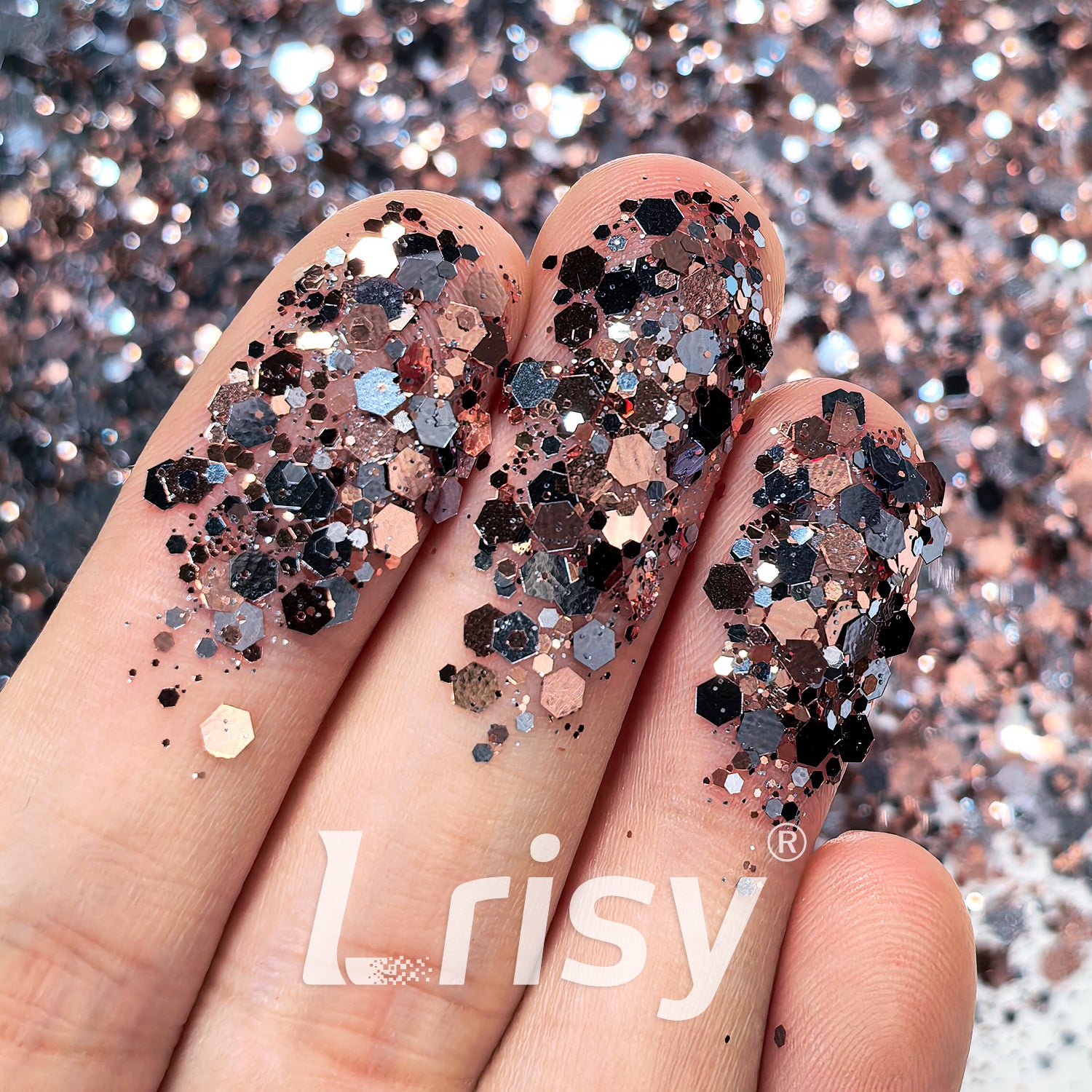 Loose Change Metallic Hexagon Custom Mixed Glitter FF11