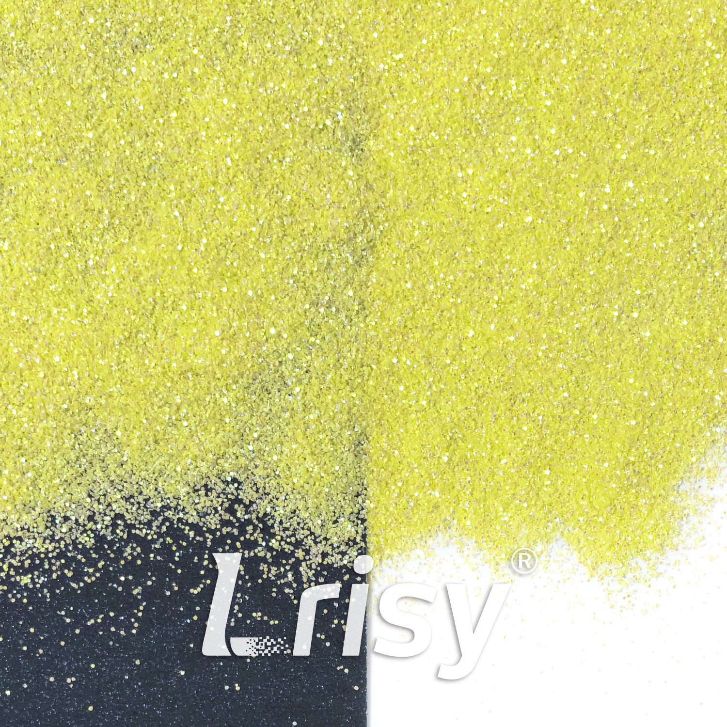 0.2mm Solvent Resistance Iridescent Yellow Glitter GH8212AG