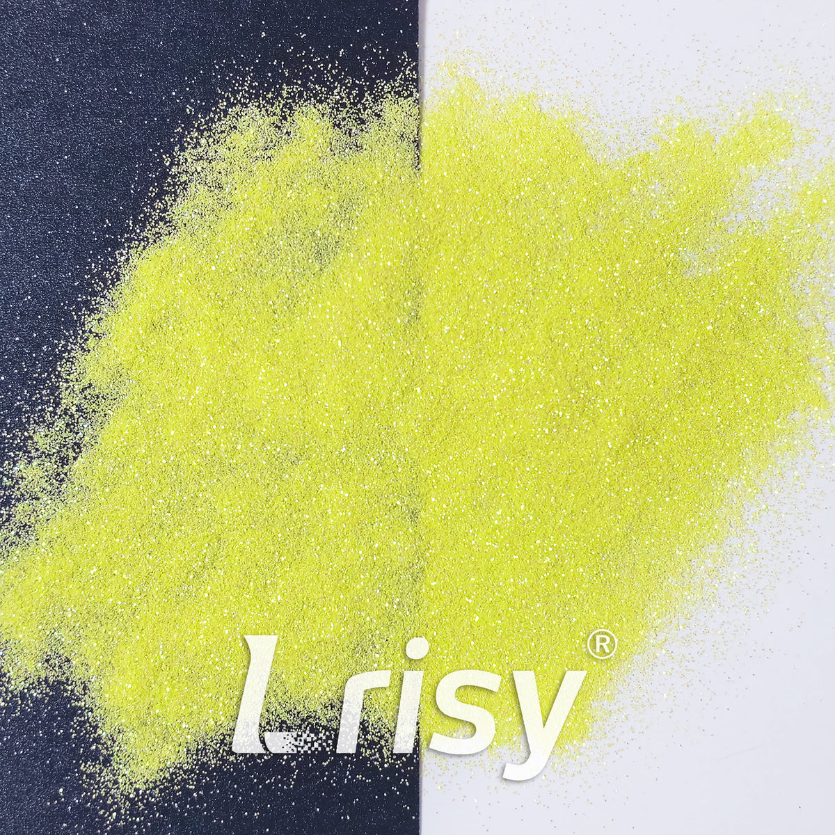 0.2mm Solvent Resistance Iridescent Yellow Glitter GH8212AG