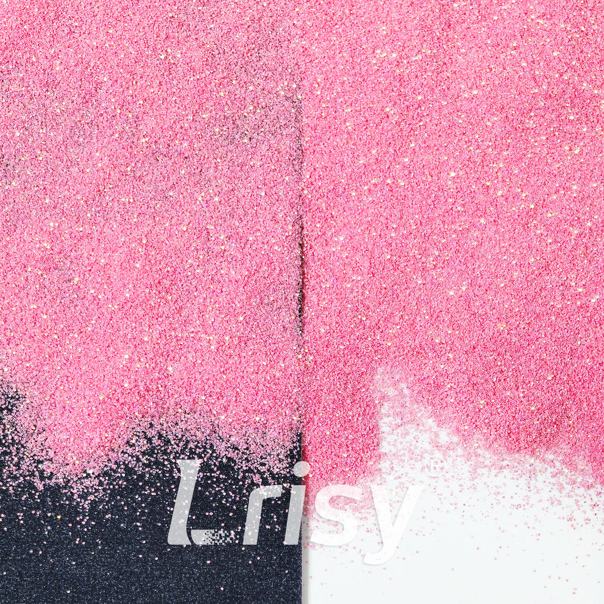0.2mm Solvent Resistance Iridescent Pink Glitter GH8223AG