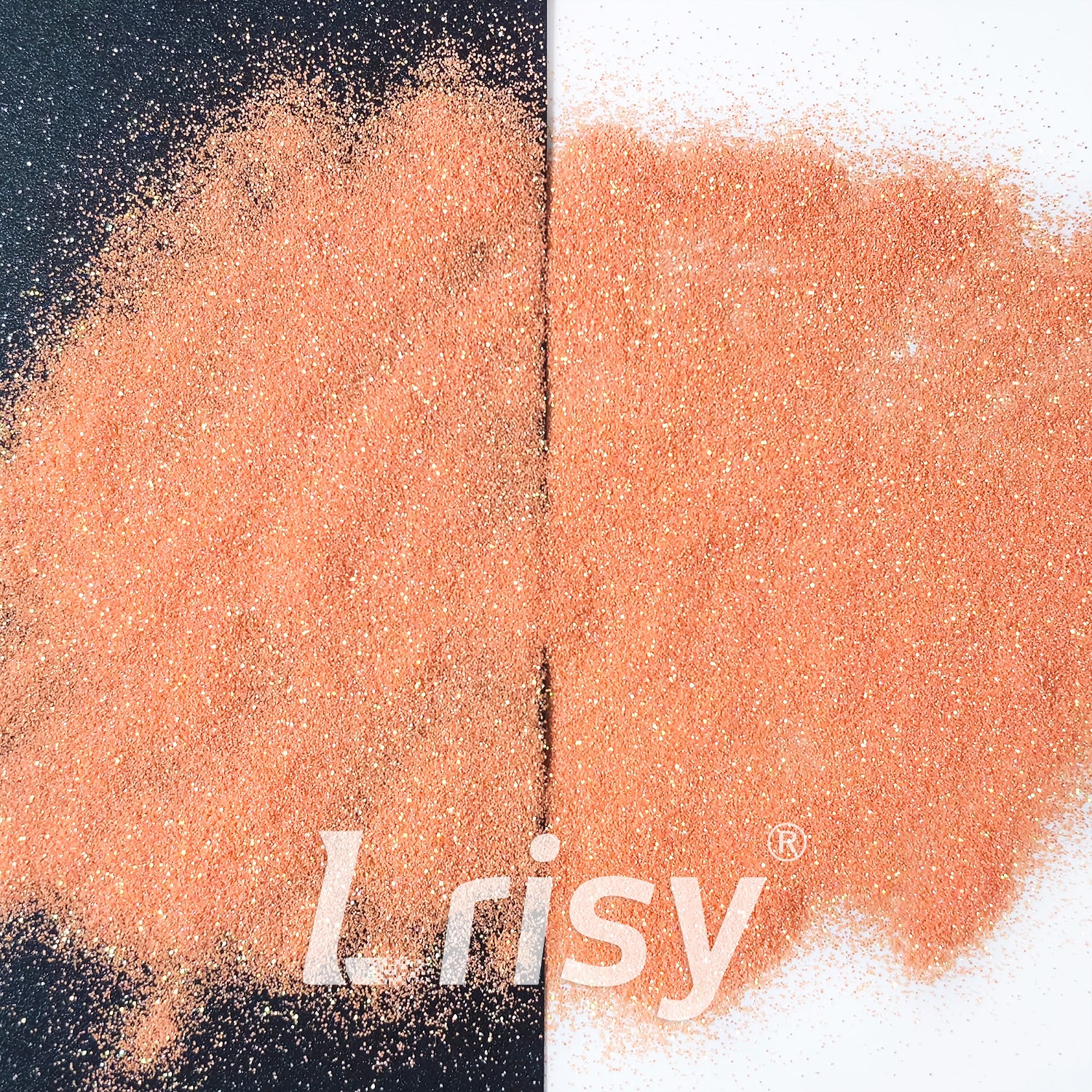 0.2mm Solvent Resistance Iridescent Apricot Orange Glitter GH8226AG