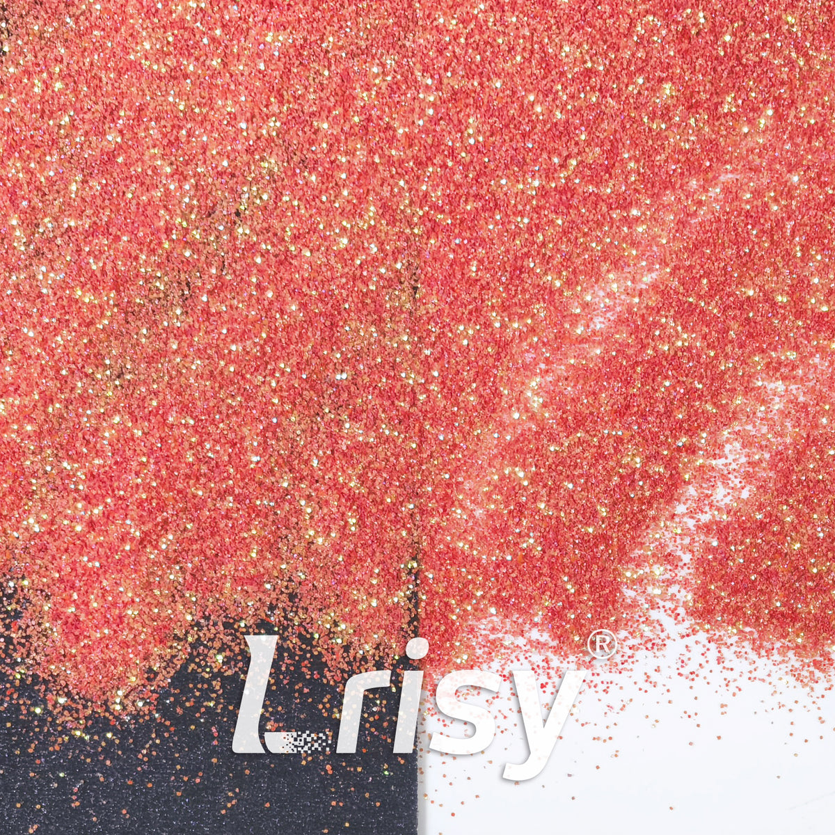 0.2mm Solvent Resistance Iridescent Rose Red Glitter GH8227AG