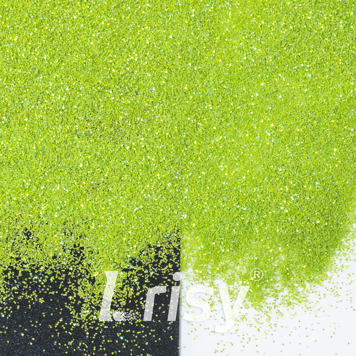 0.2mm Solvent Resistance Iridescent Grass Green Glitter GH8234AG