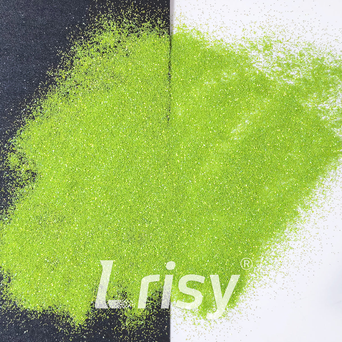 0.2mm Solvent Resistance Iridescent Grass Green Glitter GH8234AG