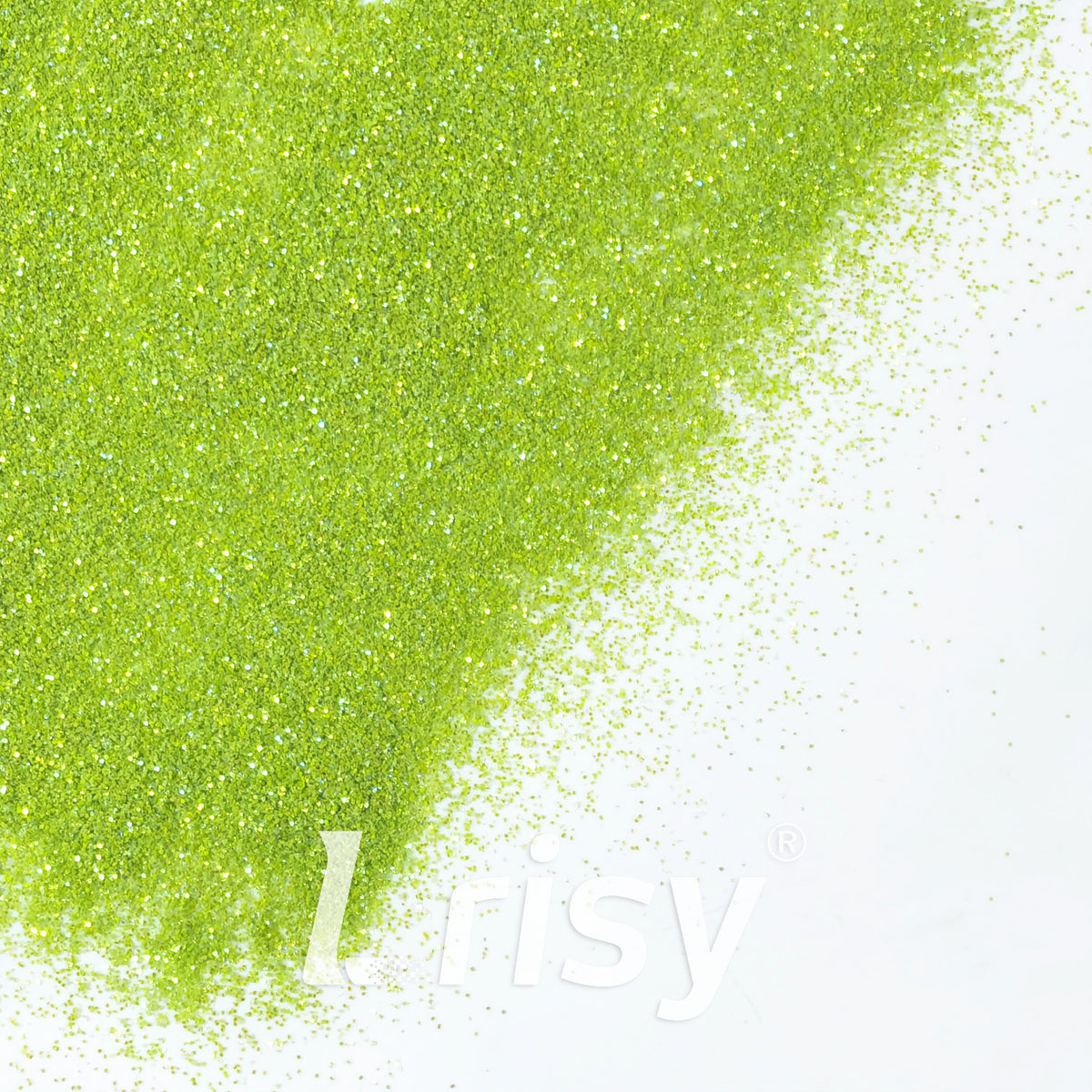 0.2mm Solvent Resistance Iridescent Grass Green Glitter GH8234AG