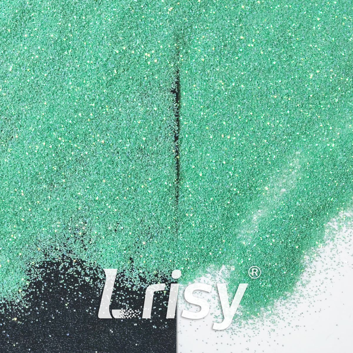0.2mm Solvent Resistance Iridescent Mint Green Glitter GH8235AG