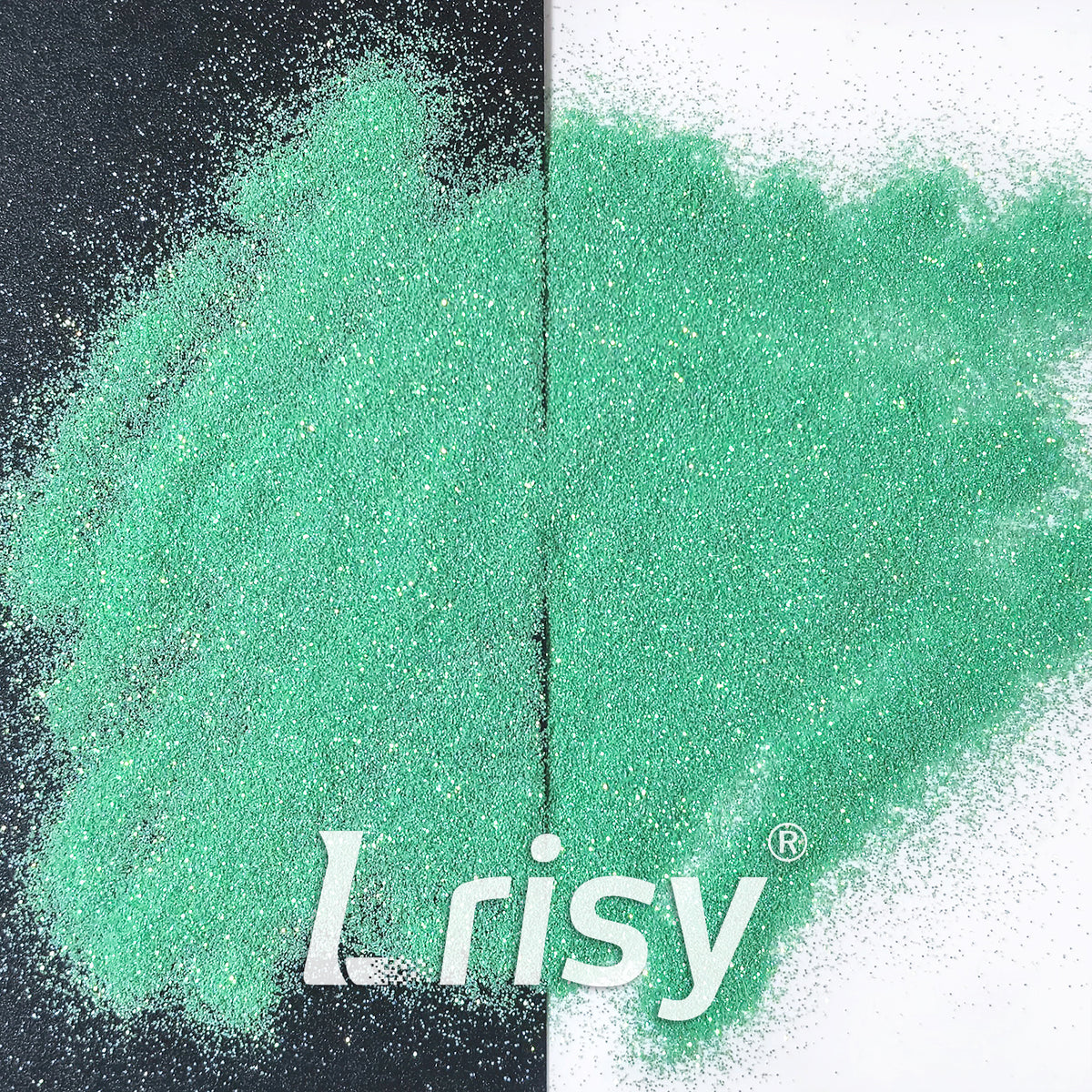 0.2mm Solvent Resistance Iridescent Mint Green Glitter GH8235AG